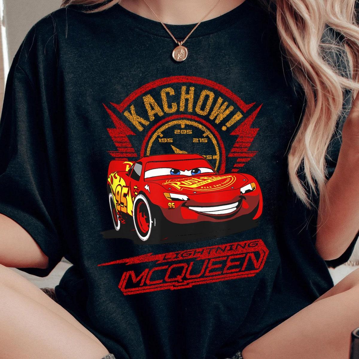 Lightning Mcqueen 95 Kachow Disney Pixar Cars Shirt 1