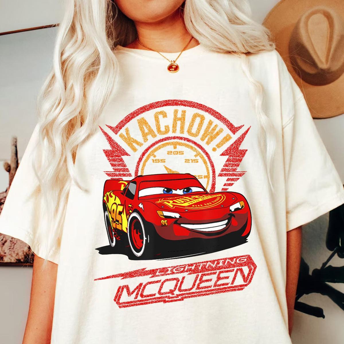 Lightning Mcqueen 95 Kachow Shirt Disney Pixar Cars Shirt 1