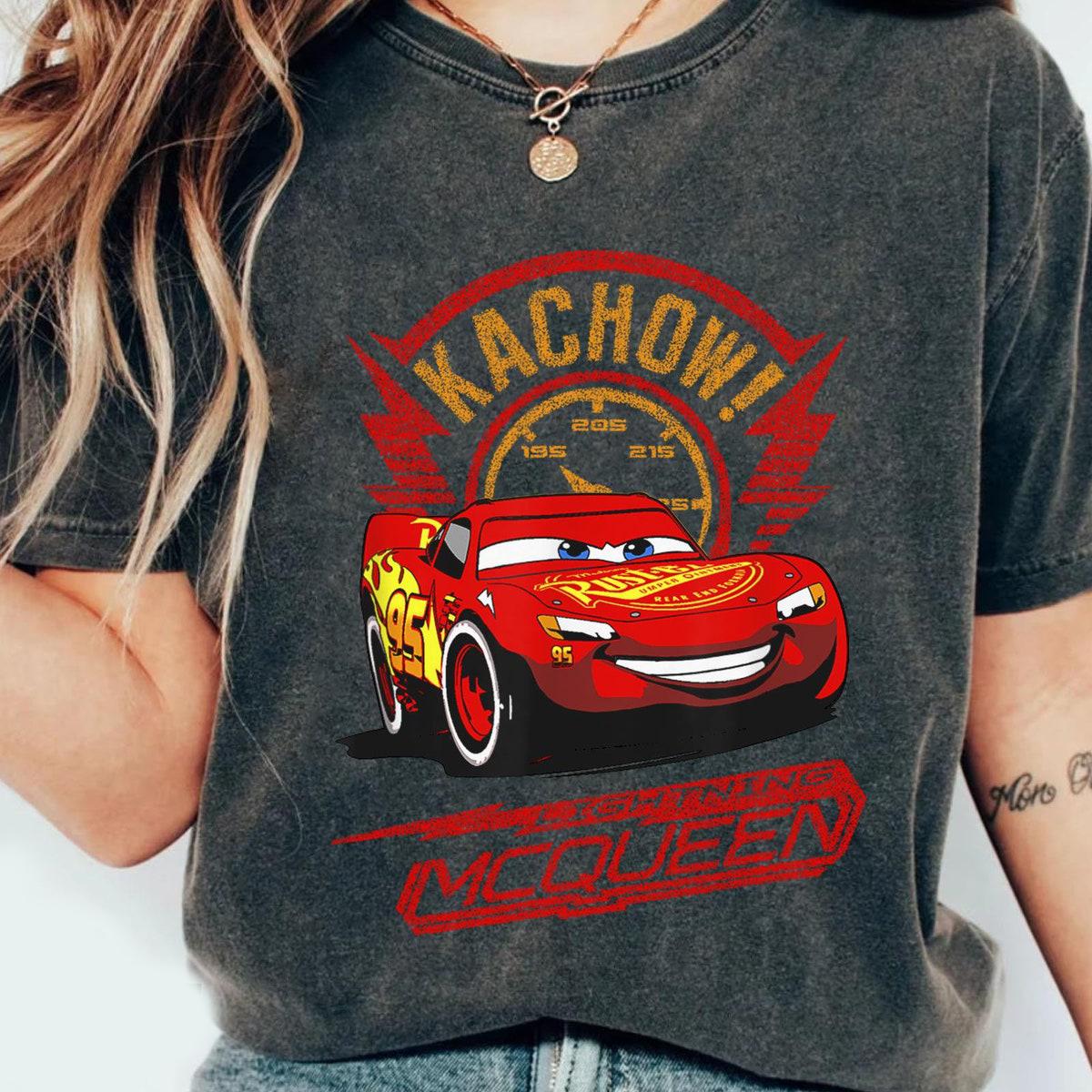 Lightning Mcqueen 95 Kachow Shirt Disney Pixar Cars Shirt 2