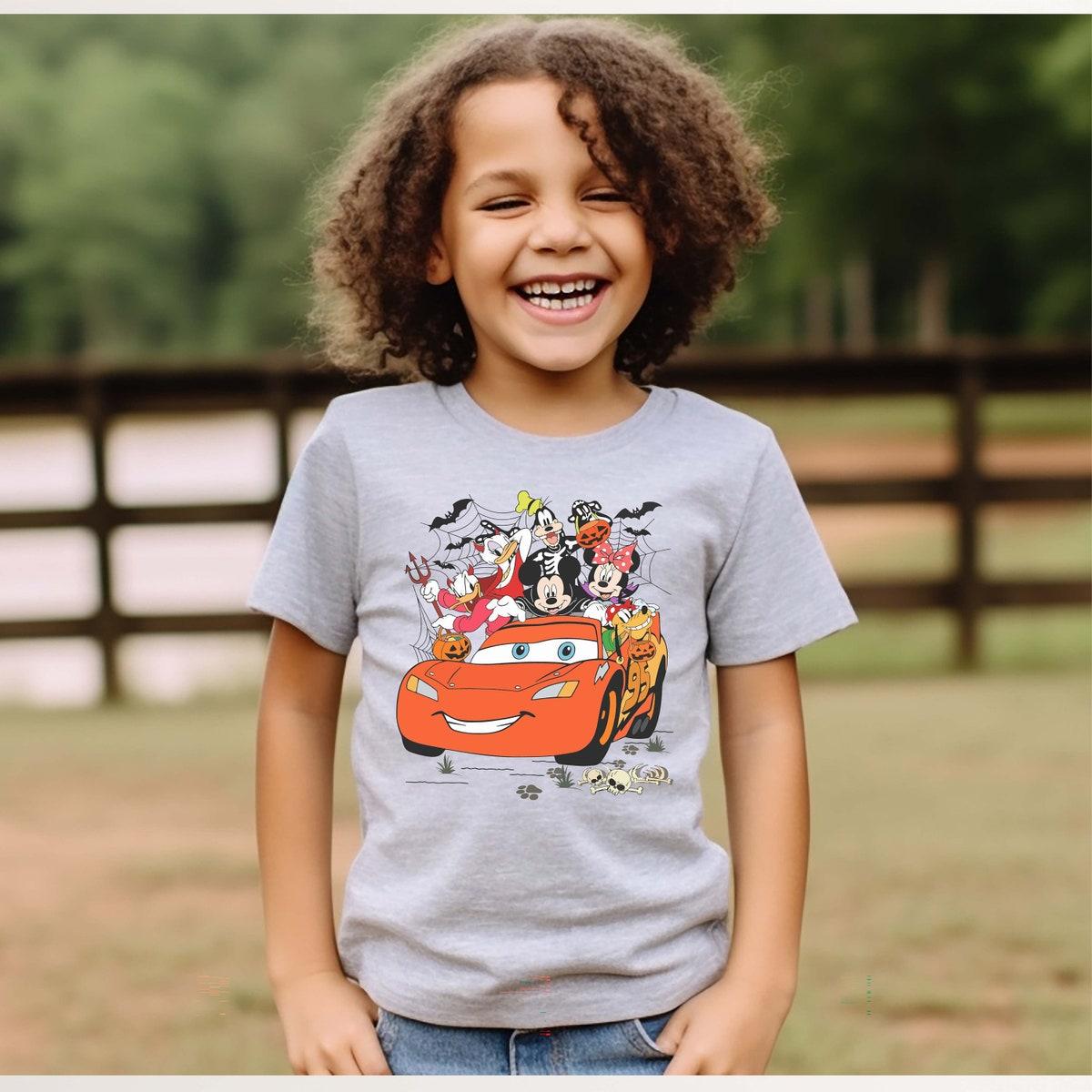 Lightning Mcqueen And Mickey Friends Shirt 4