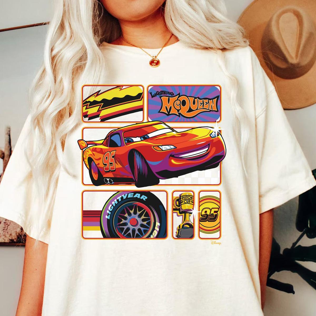 Lightning Mcqueen Best Trophies 95 Kachow Piston Cup Shirt 2