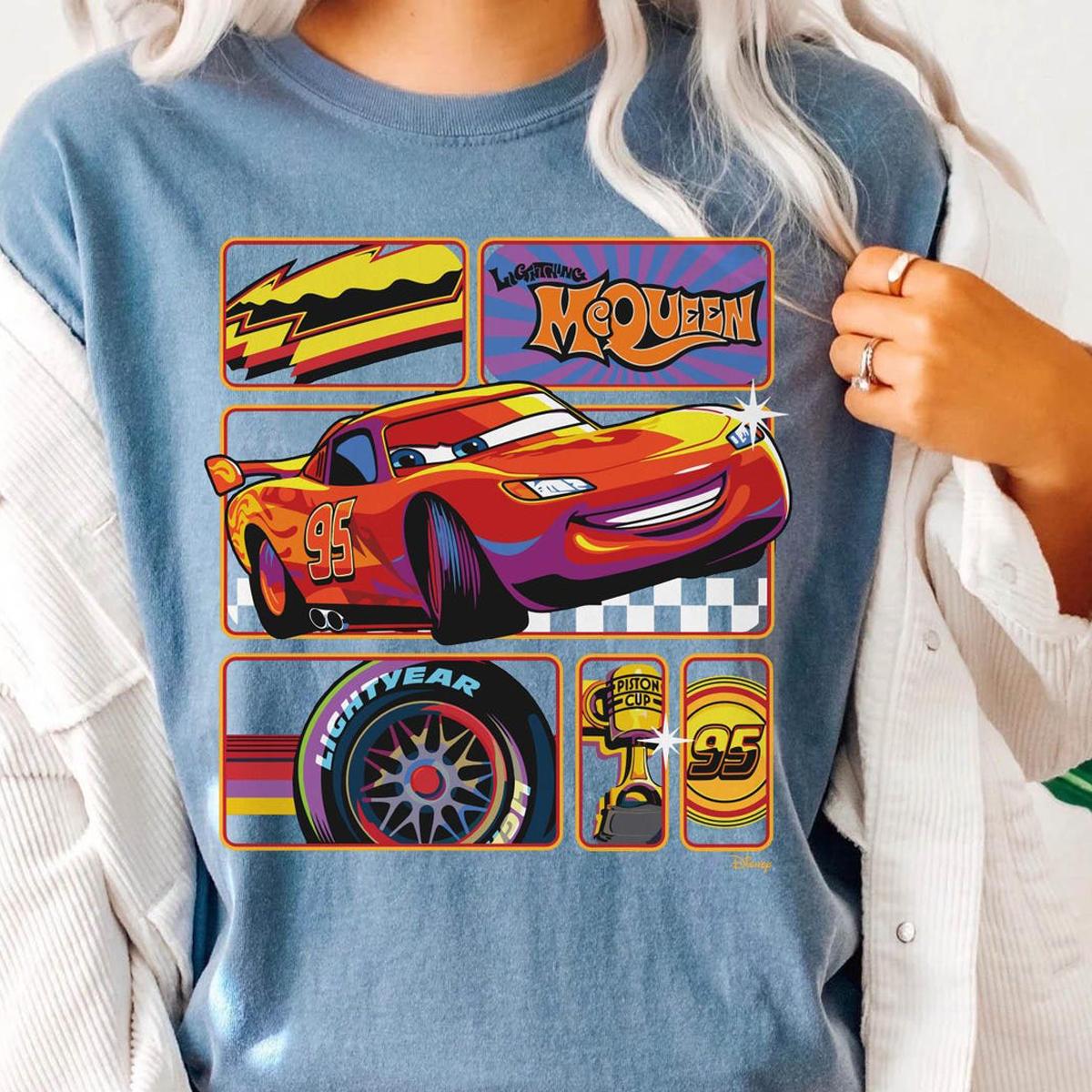 Lightning Mcqueen Best Trophies 95 Kachow Piston Cup Shirt 3