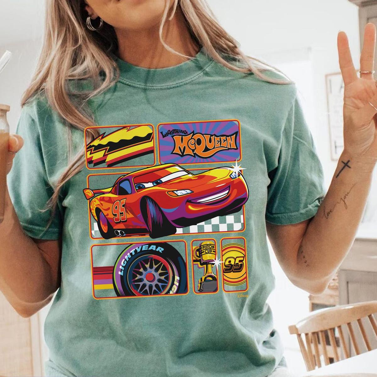 Lightning Mcqueen Best Trophies 95 Kachow Piston Cup Shirt 4