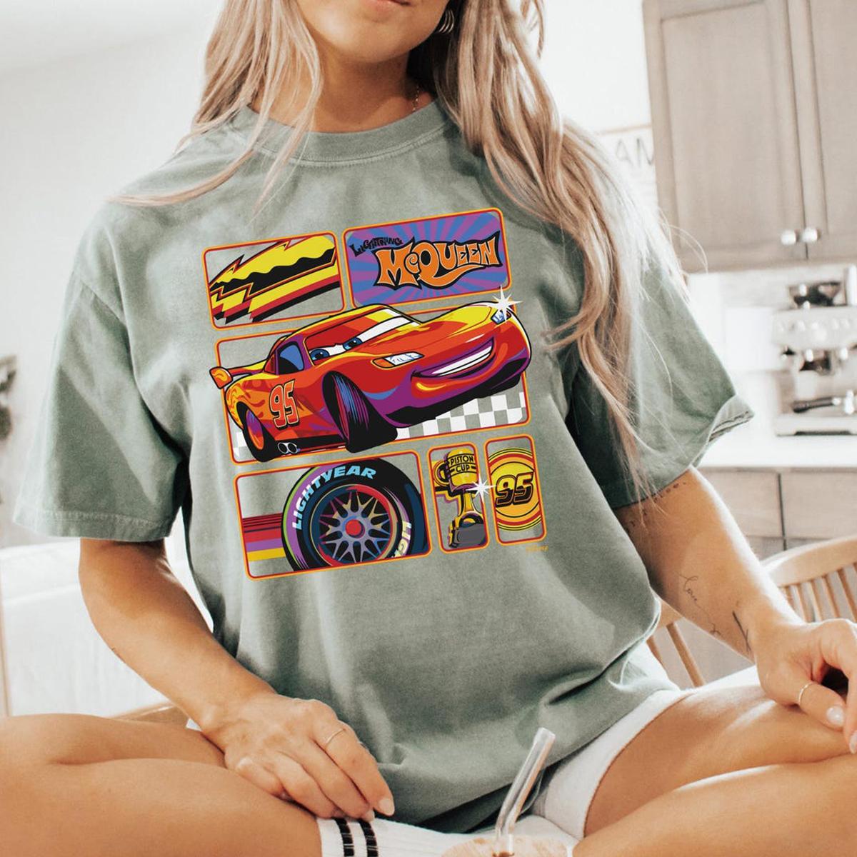 Lightning Mcqueen Best Trophies 95 Kachow Piston Cup Shirt 5