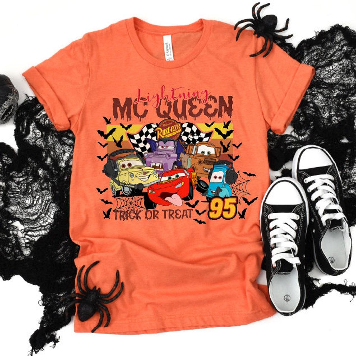 Lightning Mcqueen Cars Halloween Shirt 6