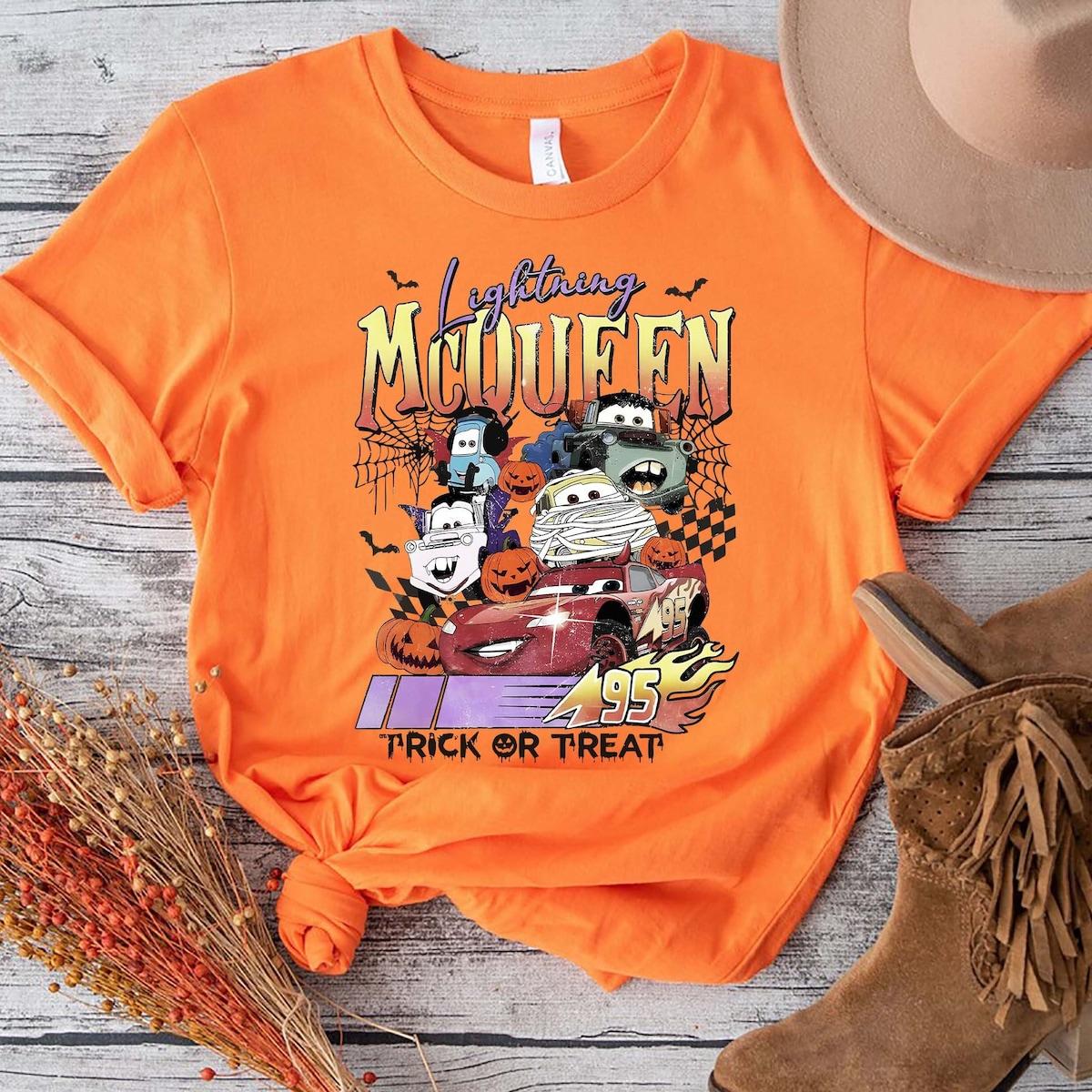 Lightning Mcqueen Trick Or Treat Halloween Shirt 1