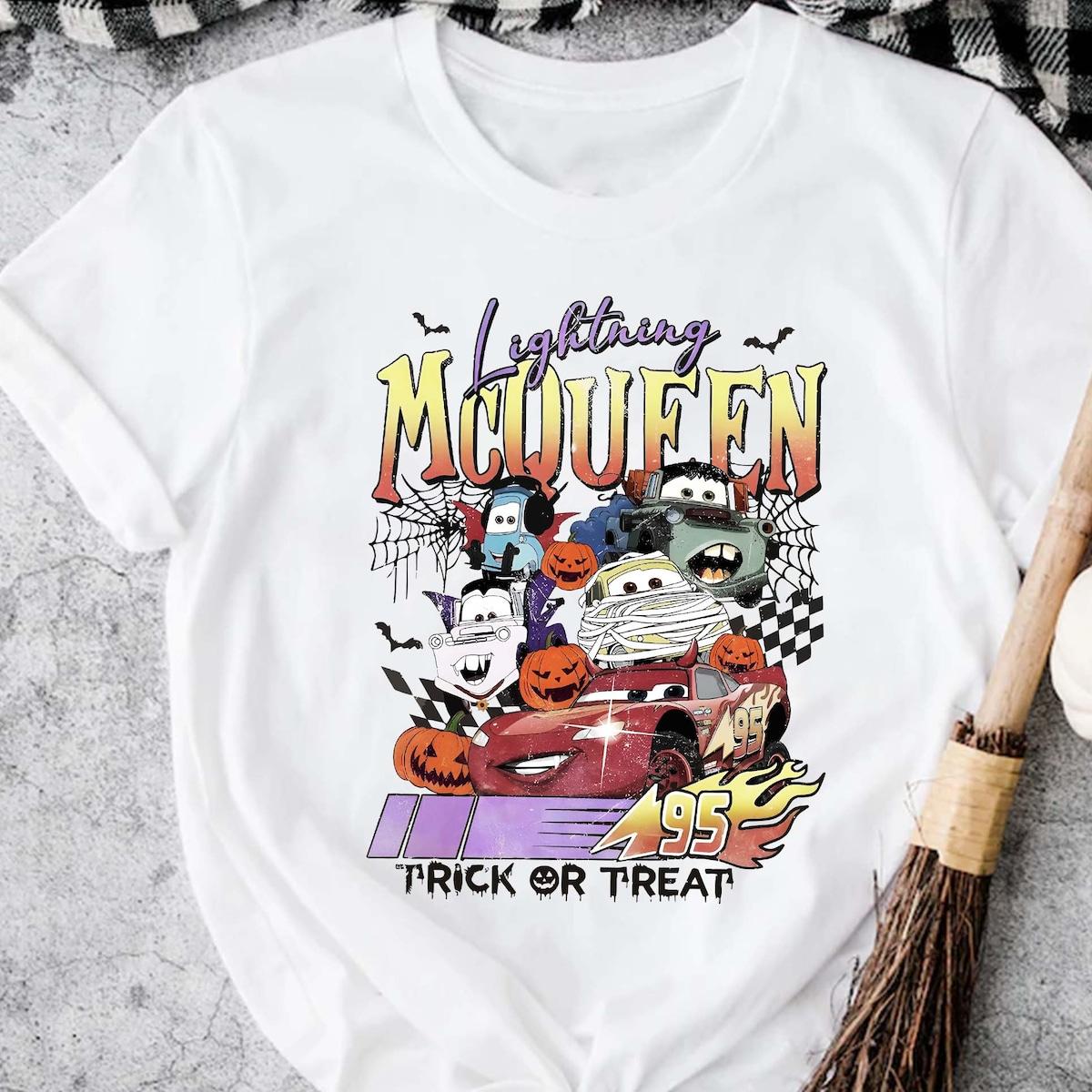 Lightning Mcqueen Trick Or Treat Halloween Shirt 2