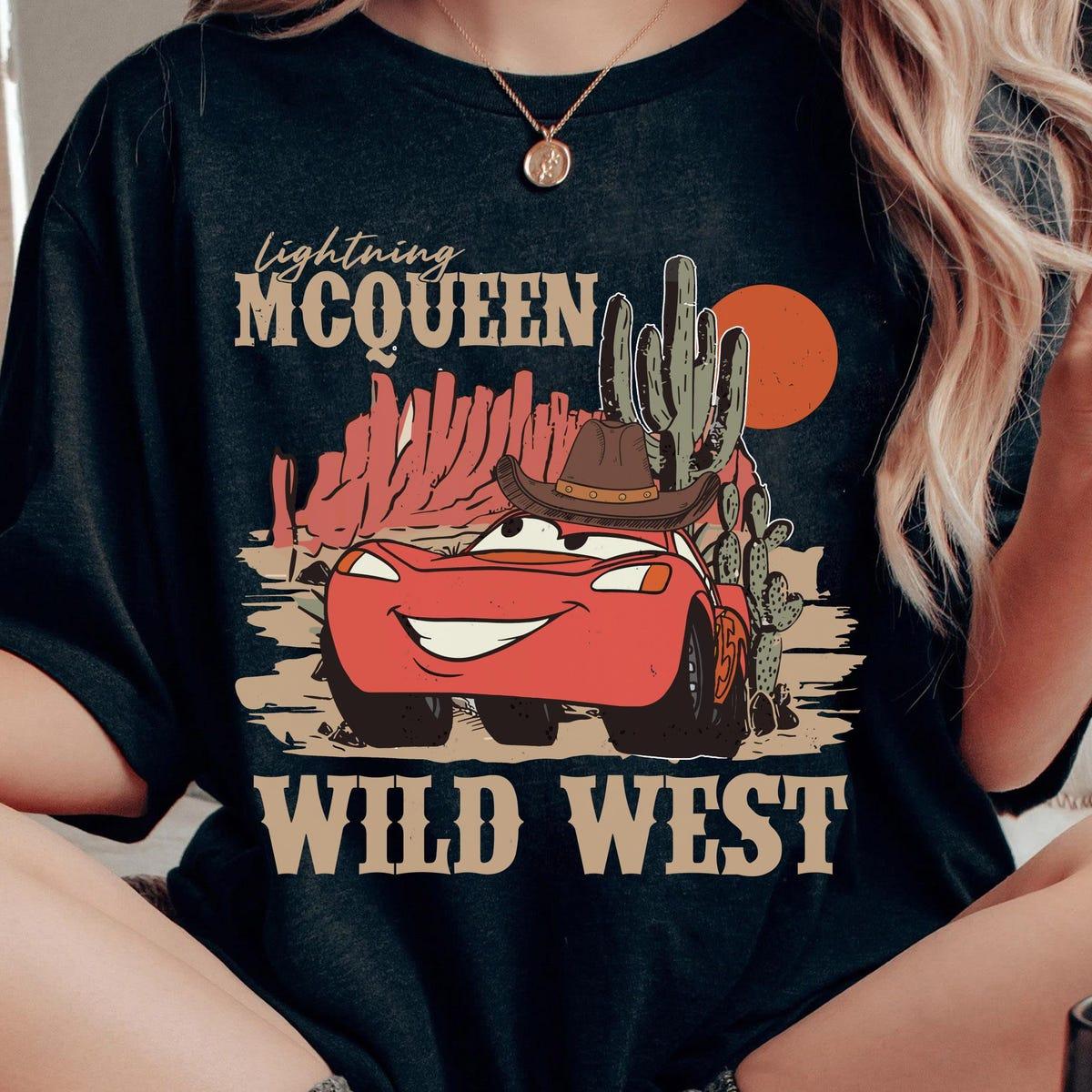 Lightning Mcqueen Western Cowboy Wild West Shirt 1