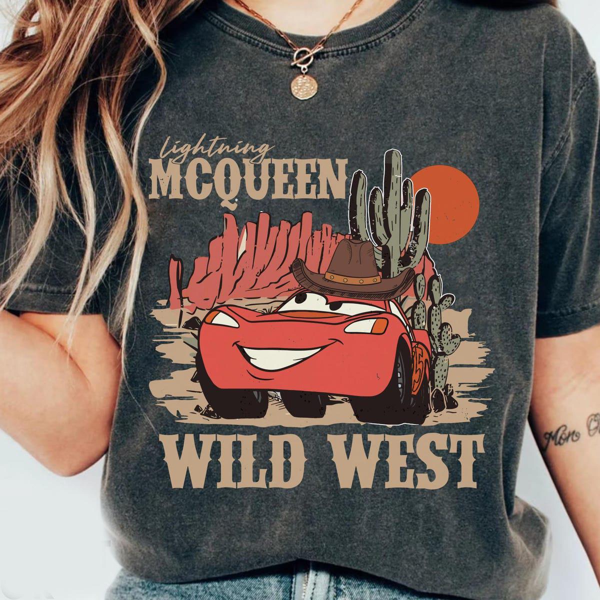 Lightning Mcqueen Western Cowboy Wild West Shirt 2