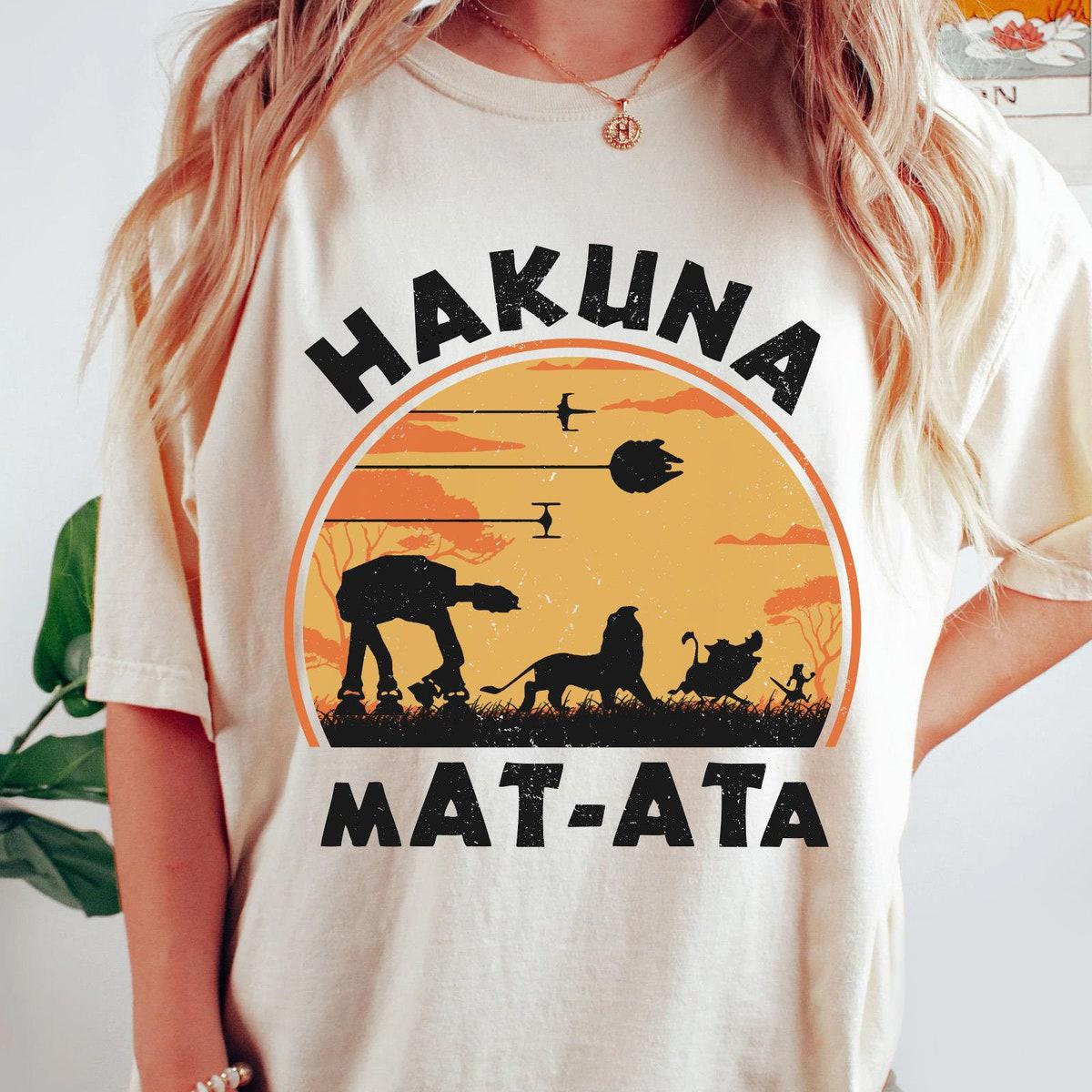 Lion King And Star Wars Hakuna At at Disney Shirt 1