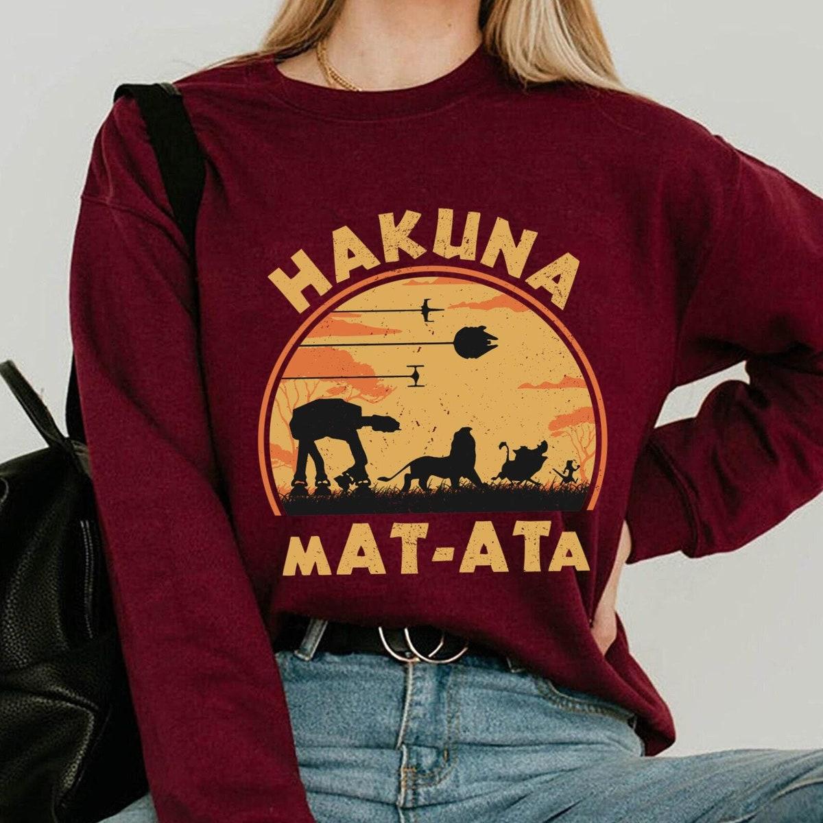 Lion King And Star Wars Hakuna At at Disney Shirt 3