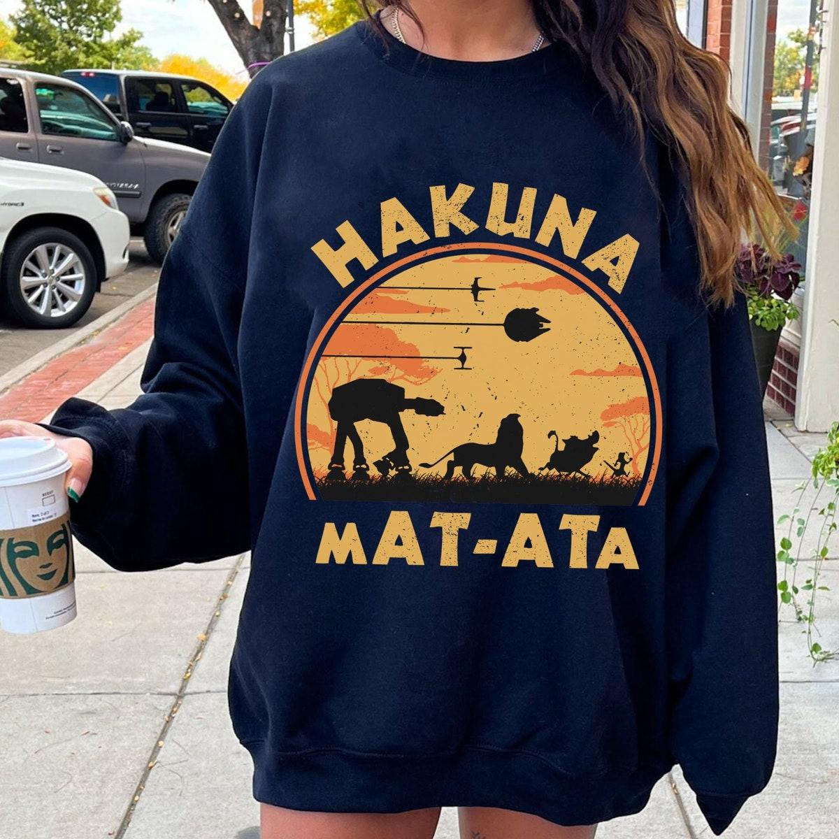 Lion King And Star Wars Hakuna At at Disney Shirt 5