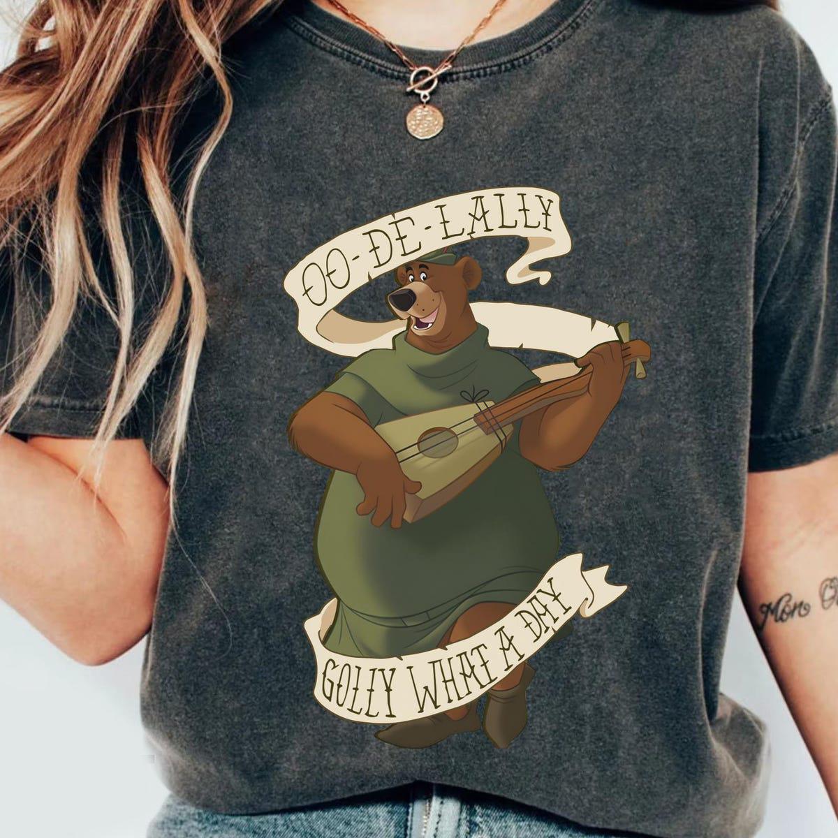 Little John Bear Plays Guitar Oo De Lally Golly What A Day Shirt 2