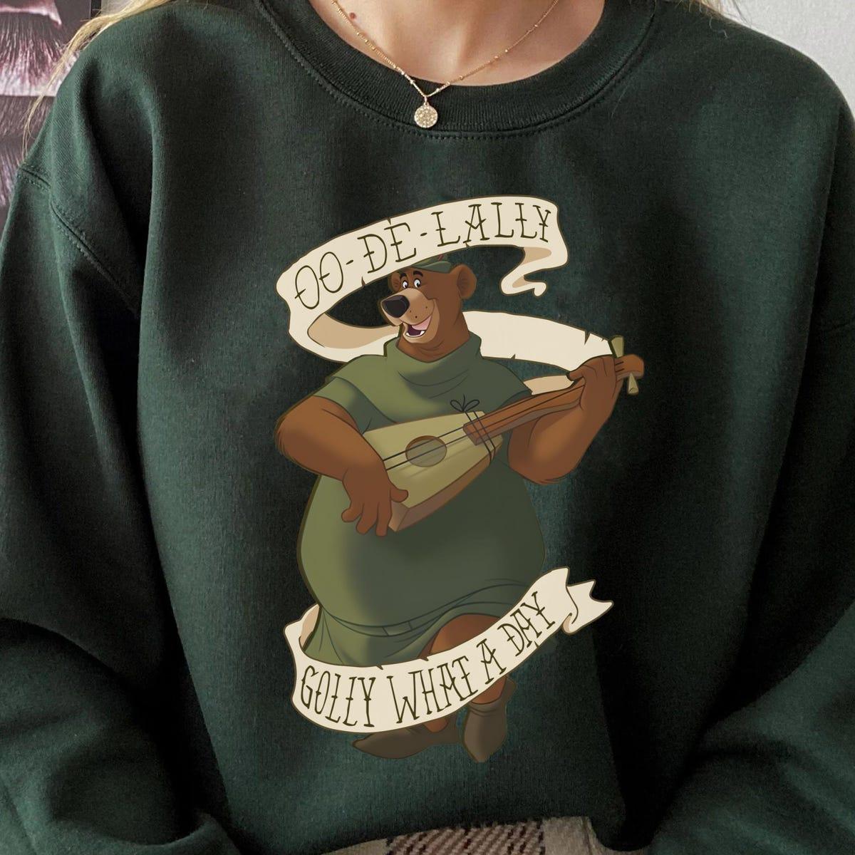 Little John Bear Plays Guitar Oo De Lally Golly What A Day Shirt 4