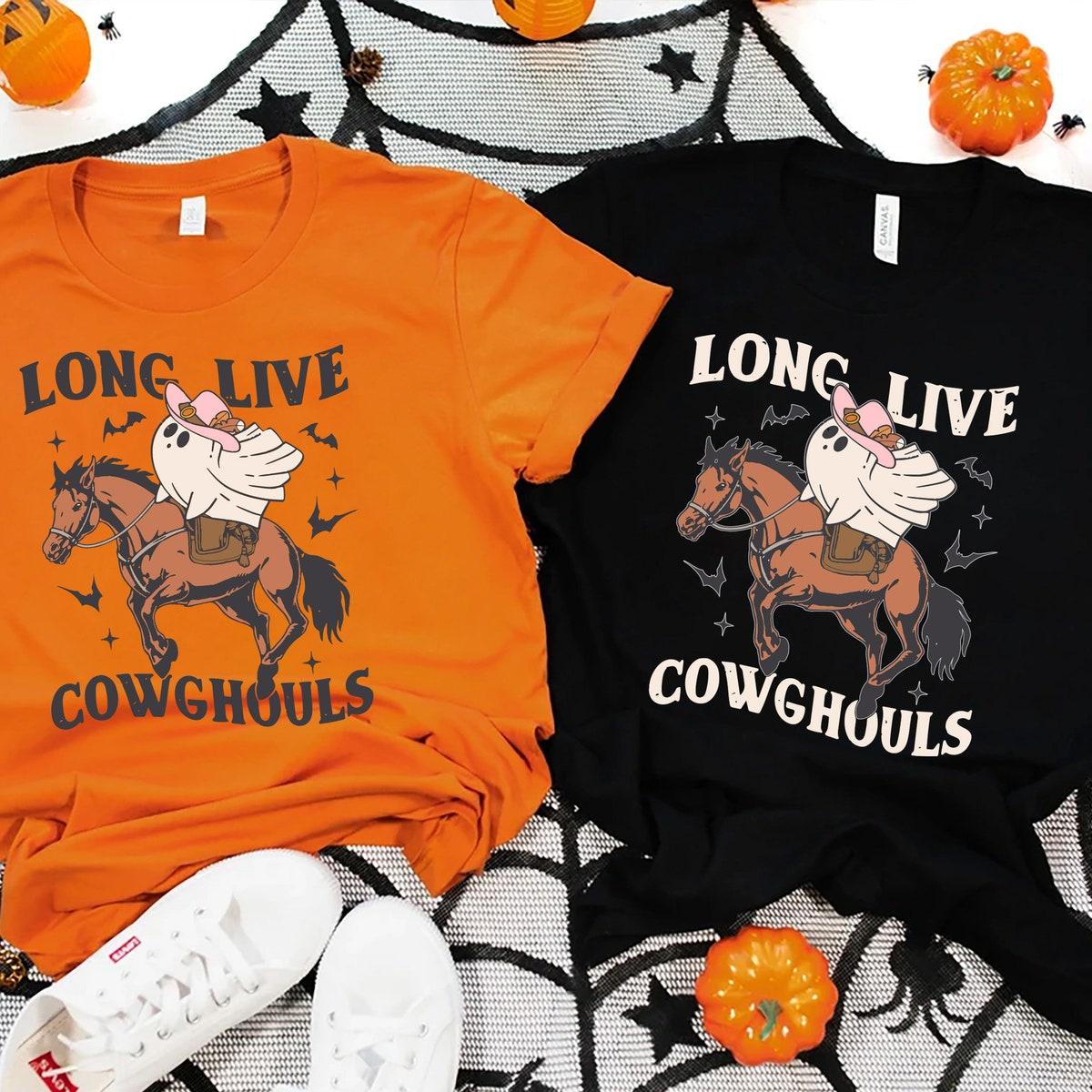 Long Live Cowghouls Halloween Ladies Shirt 2