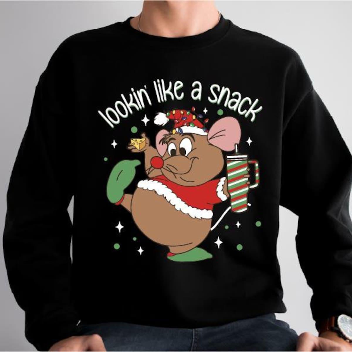 Lookin' Like A Snack Gus gus Christmas Shirt 1