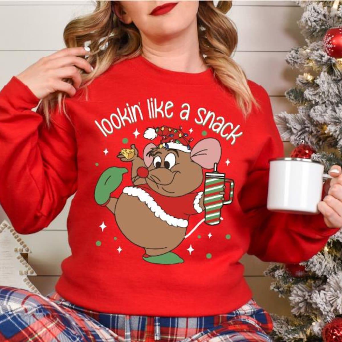 Lookin' Like A Snack Gus gus Christmas Shirt 2