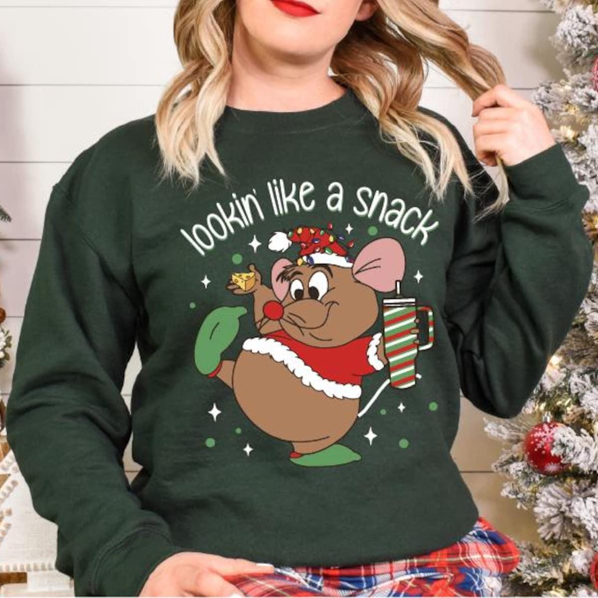 Lookin' Like A Snack Gus gus Christmas Shirt 6