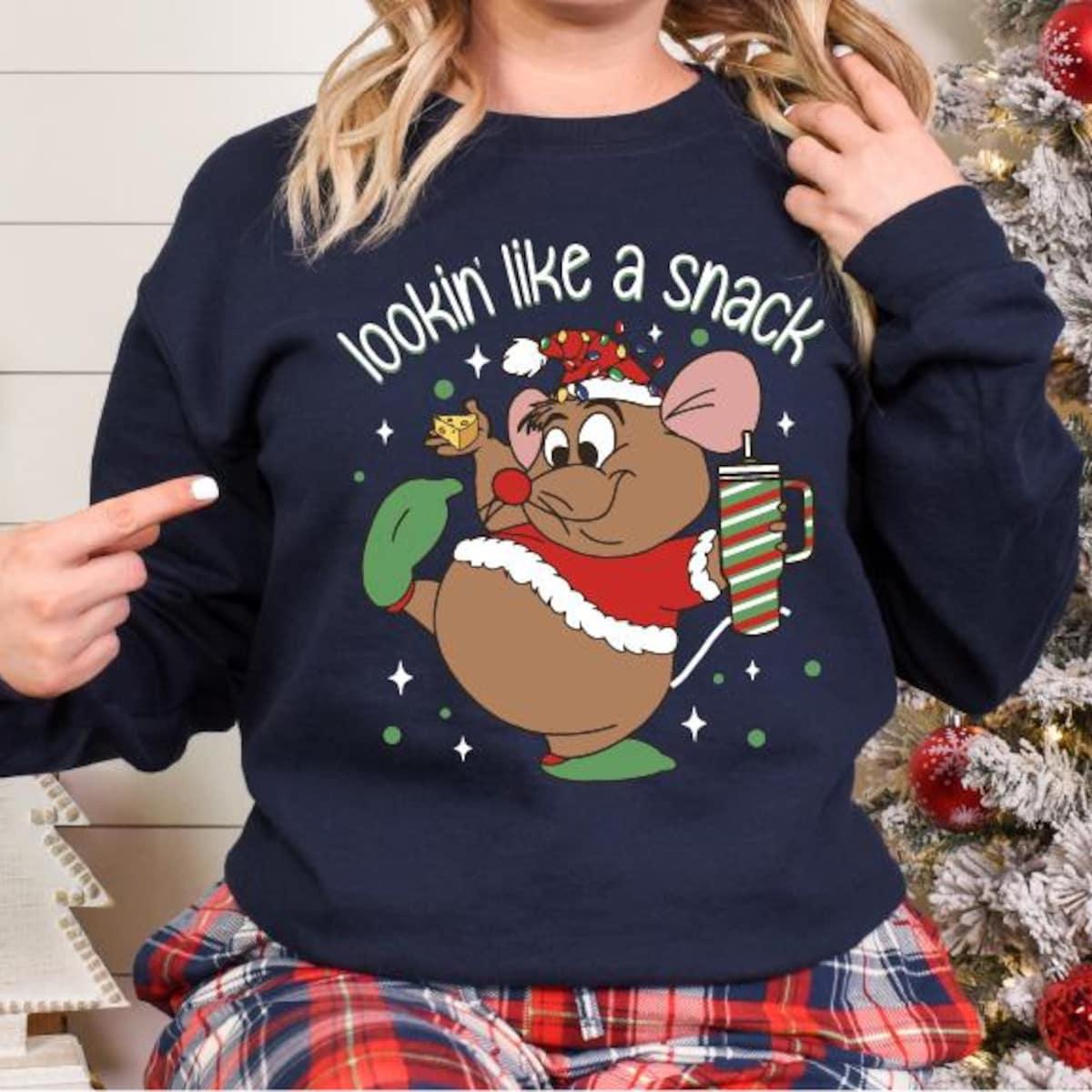 Lookin' Like A Snack Gus gus Christmas Shirt 7