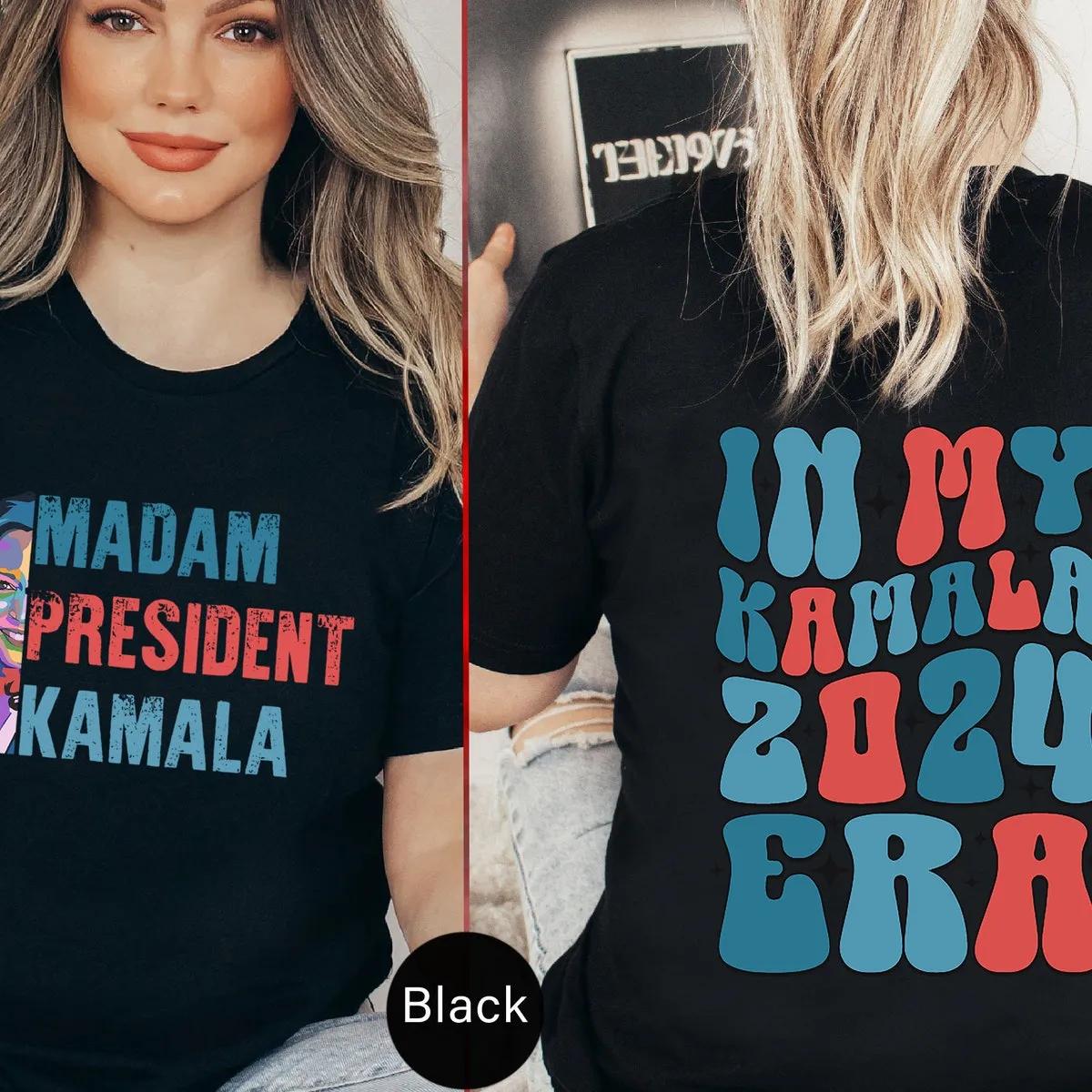 Madam President In My Kamala 2024 Era Madam President Shirt 1