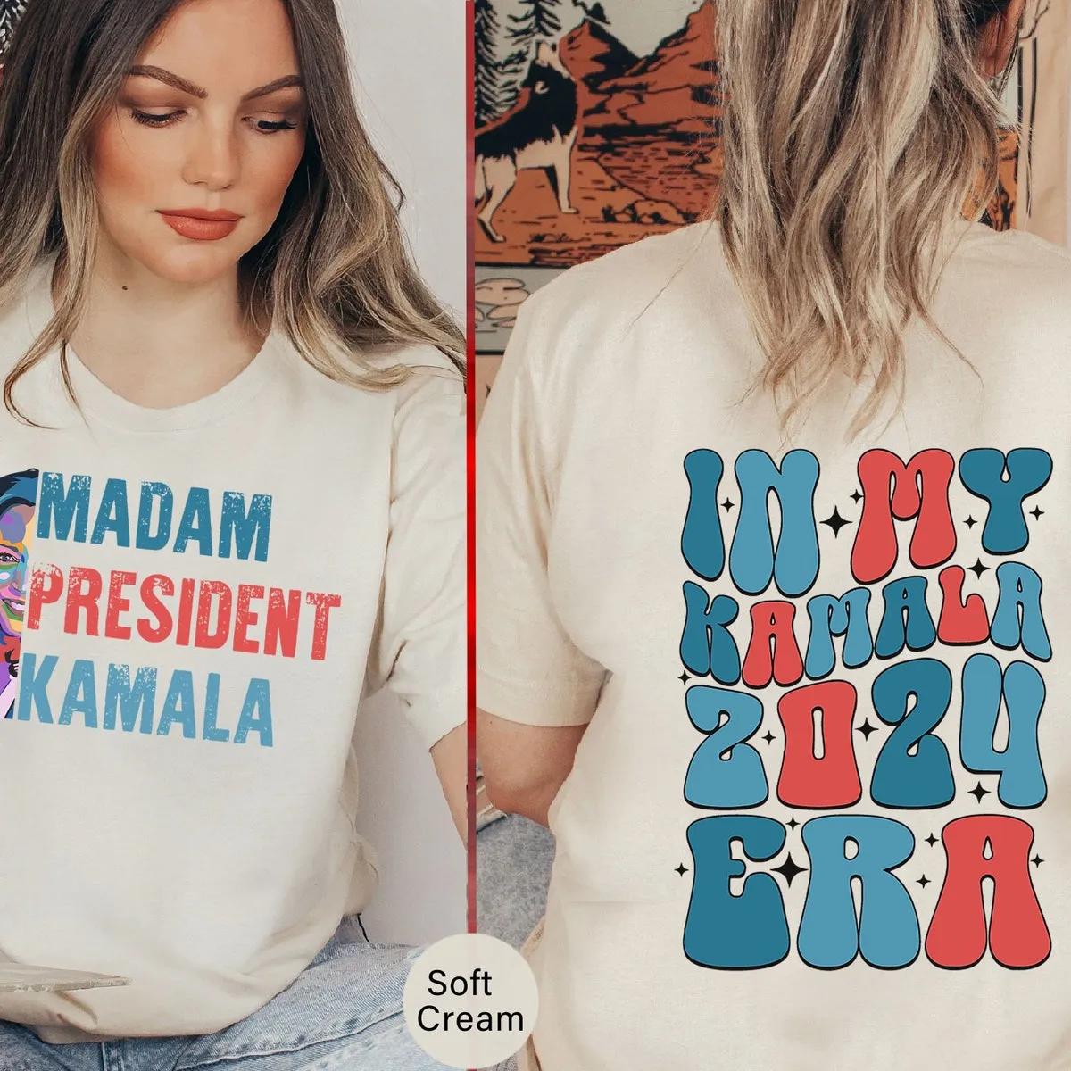 Madam President In My Kamala 2024 Era Madam President Shirt 2