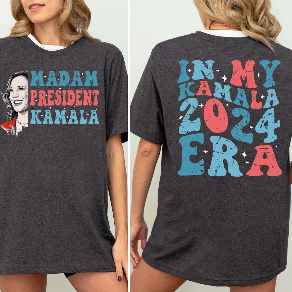 Madam President In My Kamala 2024 Era Shirt Kamala Harris Im Speaking Tee 5