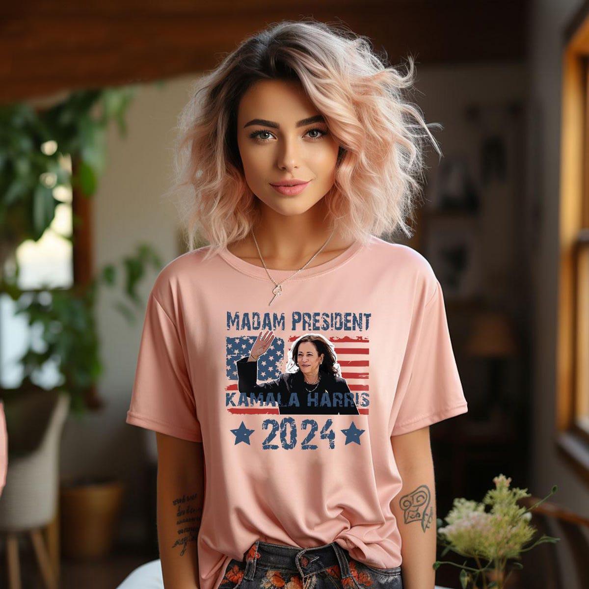 Madam President Kamala Harris Shirt Kamala Rally Tee 2