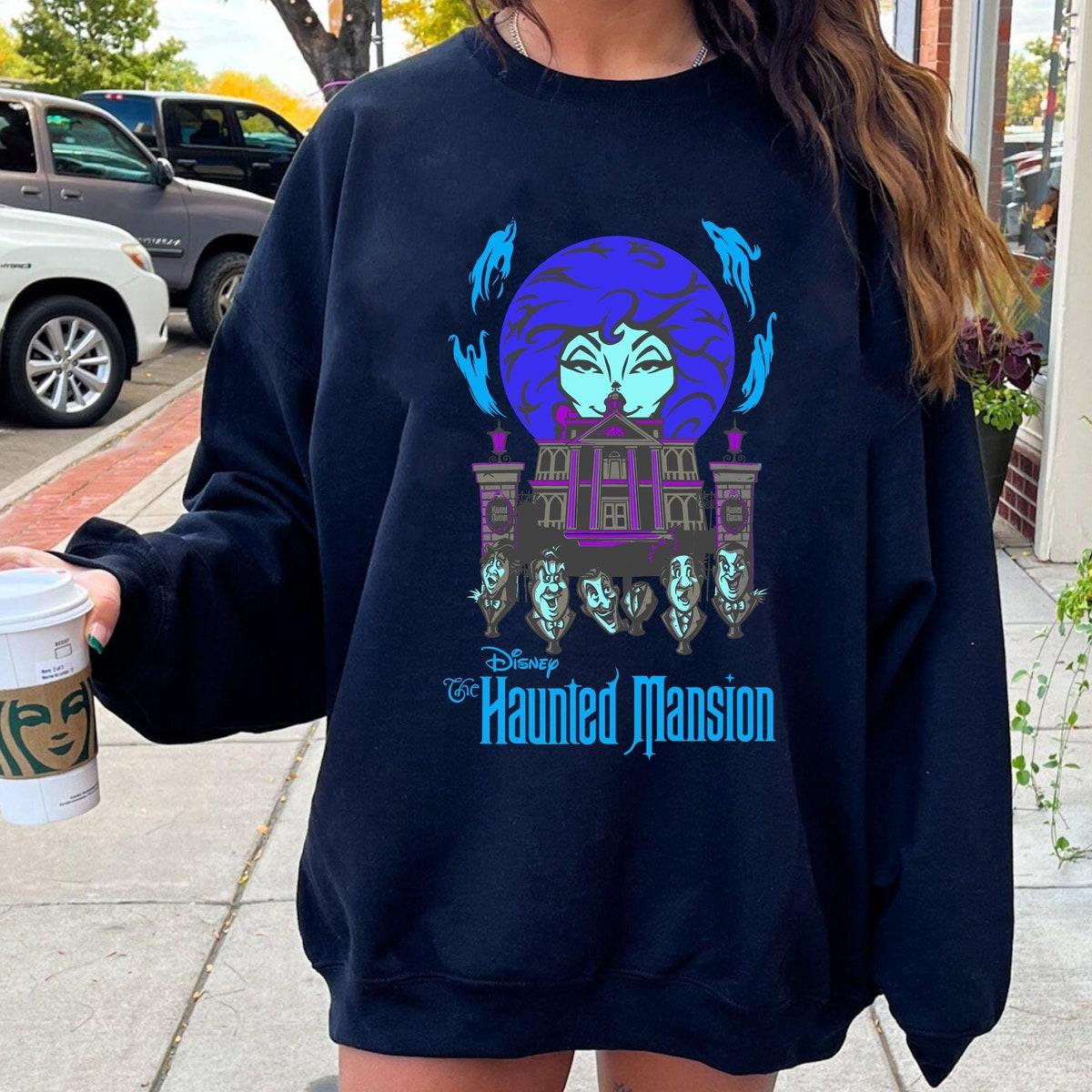 Madame Leota Singing Busts Poster Haunted Mansion Shirt 5