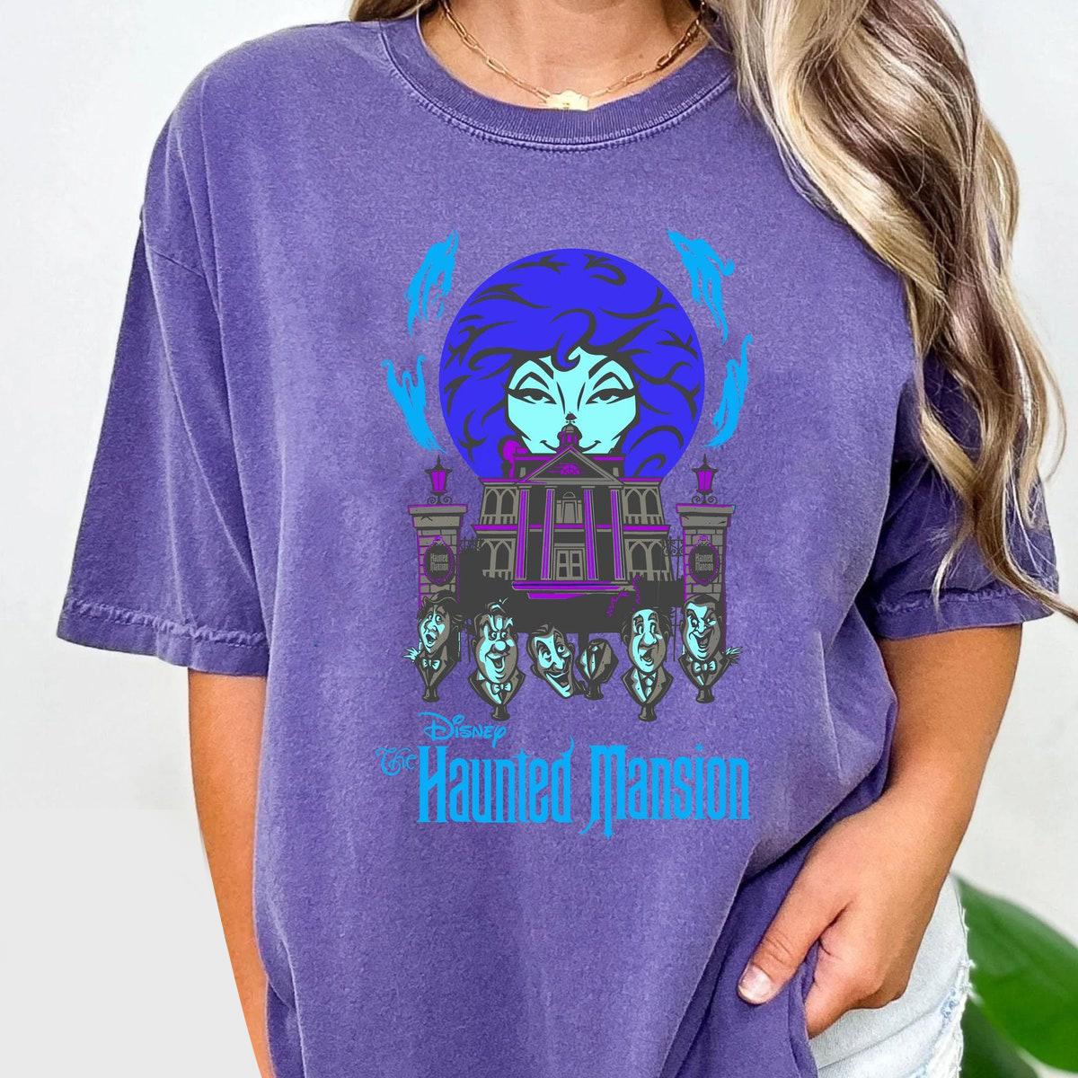 Madame Leota Singing Busts Poster Haunted Mansion Shirt 6