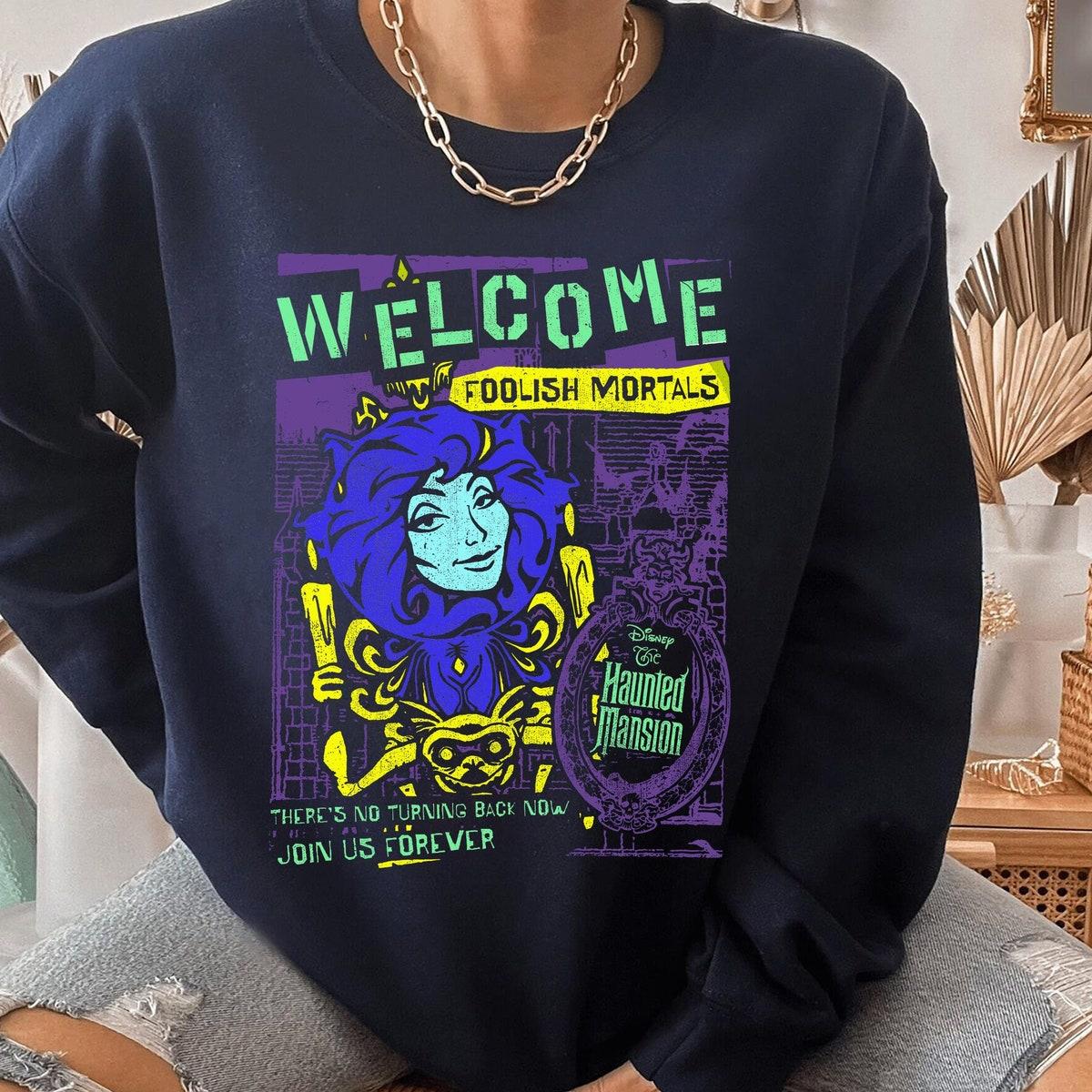 Madame Leota Welcome Foolish Mortals Haunted Mansion Shirt 4