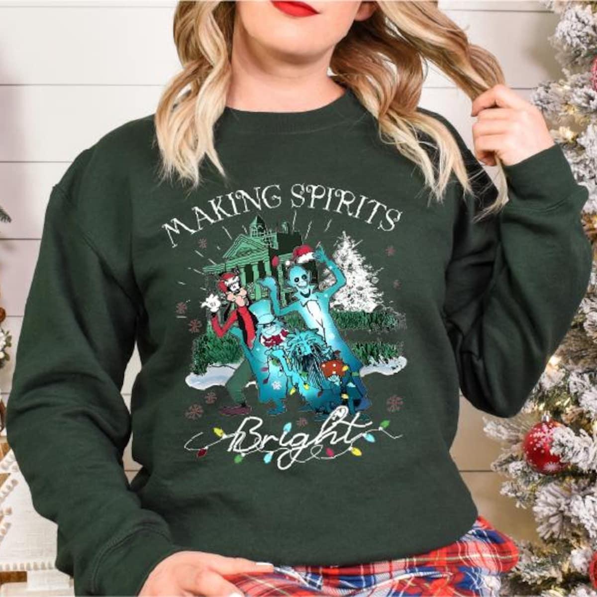 Making Spirits Bright Goofy Christmas Shirt 7