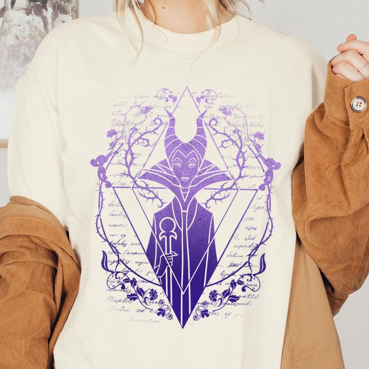 Maleficent Fade Triangle Sleeping Beauty Villains Disney Shirt 1