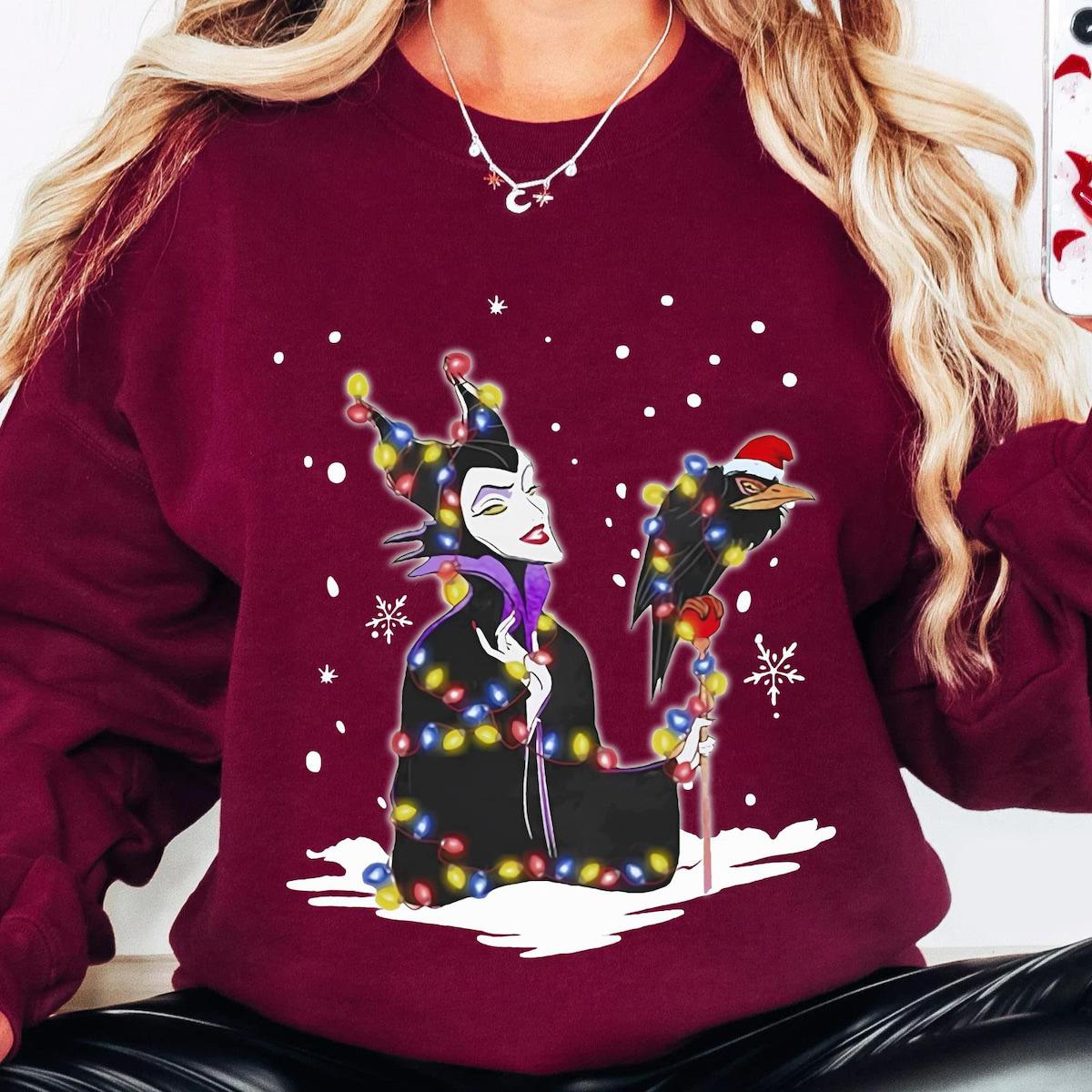 Maleficent Villains Christmas Disney Shirt 3