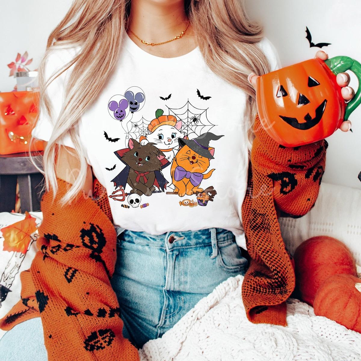 Marie Toulouse Berlioz Wear Halloween Costume Witch Hat Mickey Balloon Shirt 1