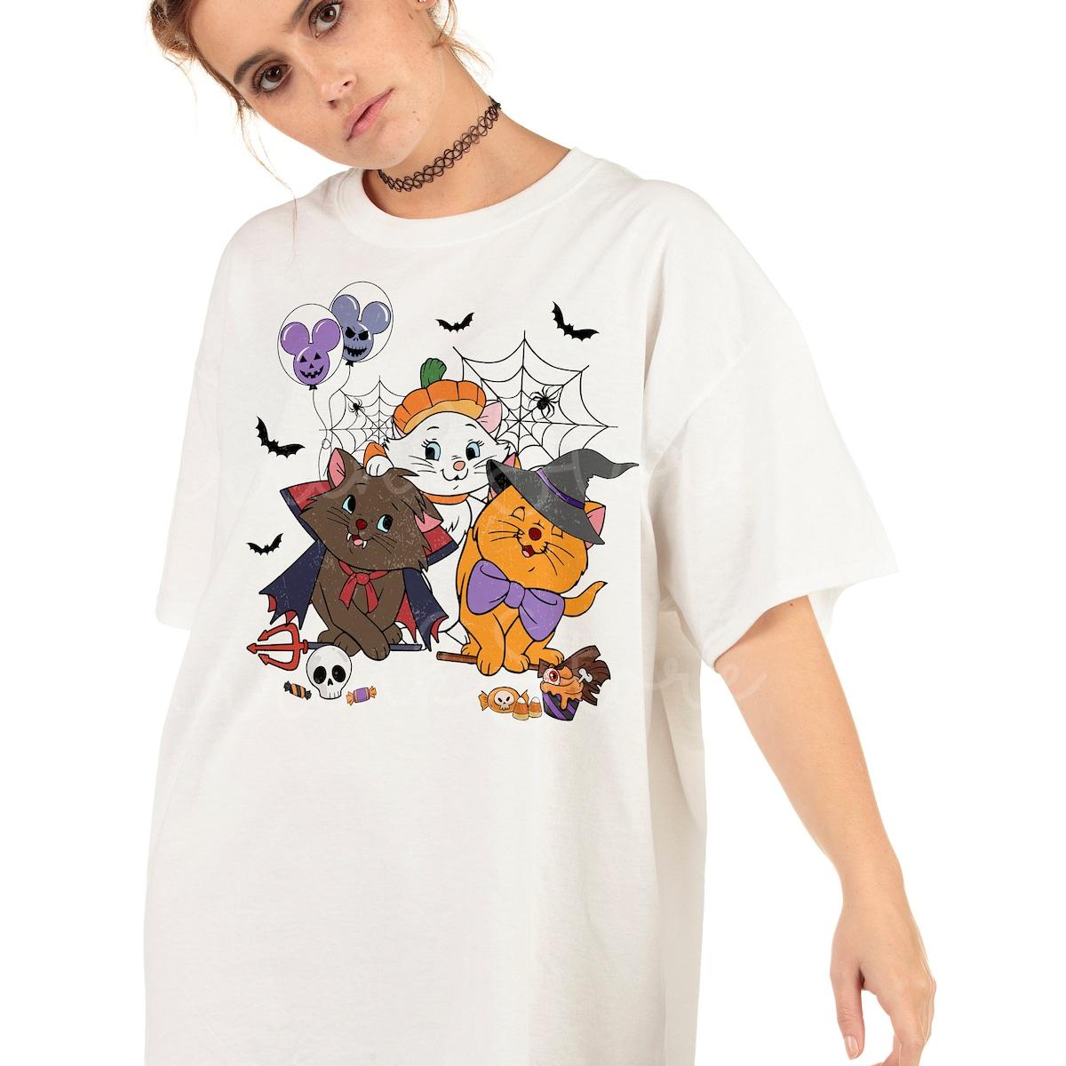 Marie Toulouse Berlioz Wear Halloween Costume Witch Hat Mickey Balloon Shirt 5