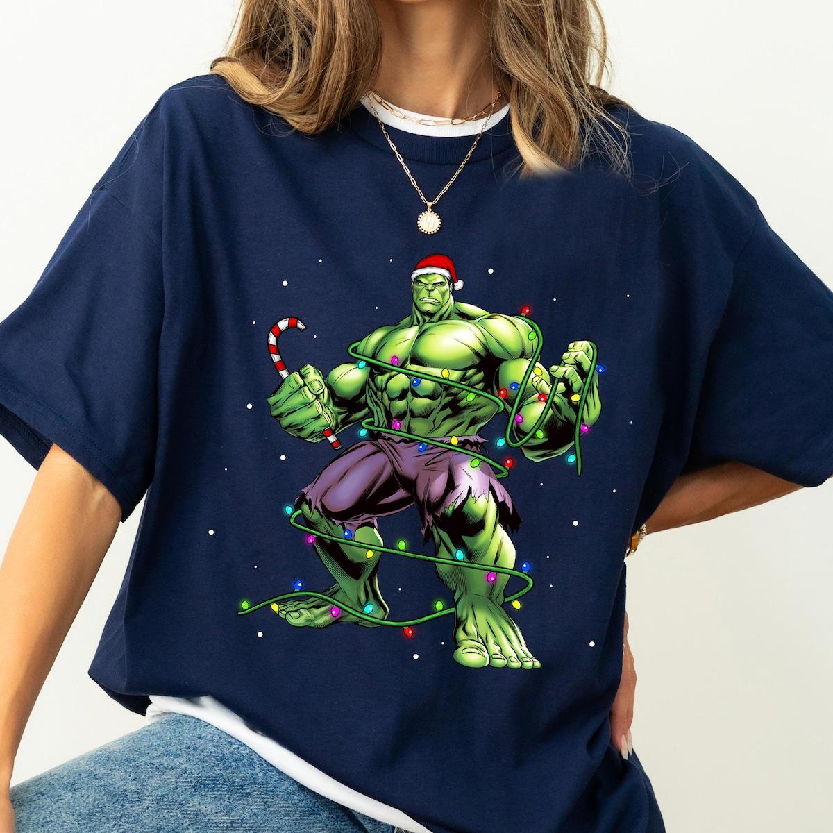 Marvel Avengers Incredible Hulk Christmas Shirt 3