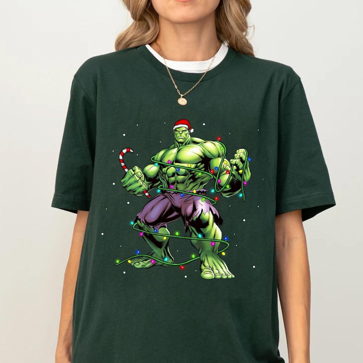 Marvel Avengers Incredible Hulk Christmas Shirt 4