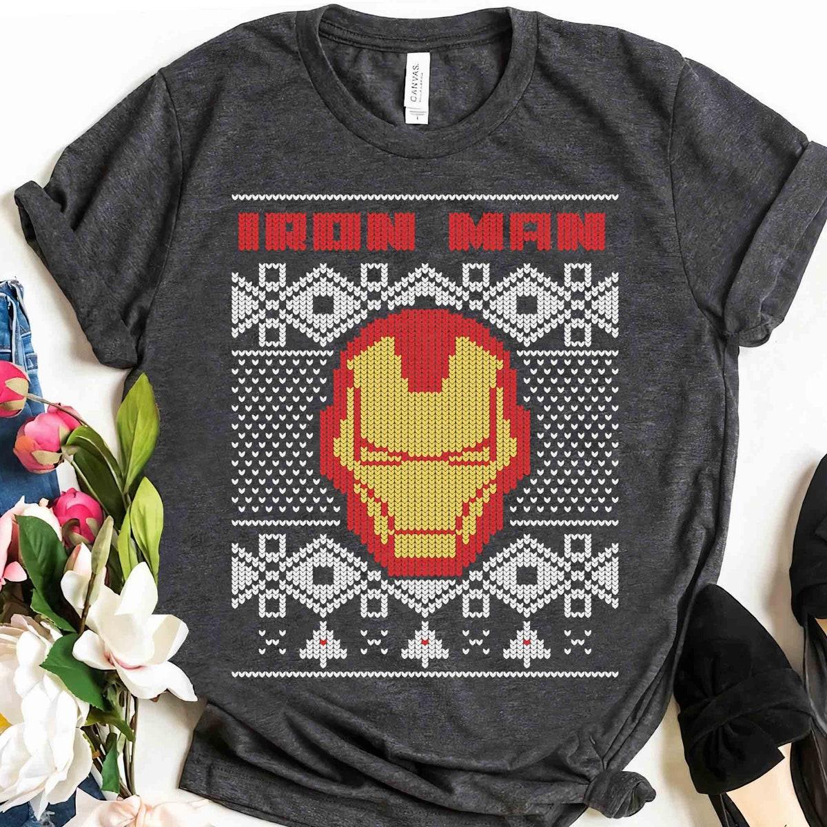 Marvel Christmas Iron Man Ugly Sweater Shirt 2