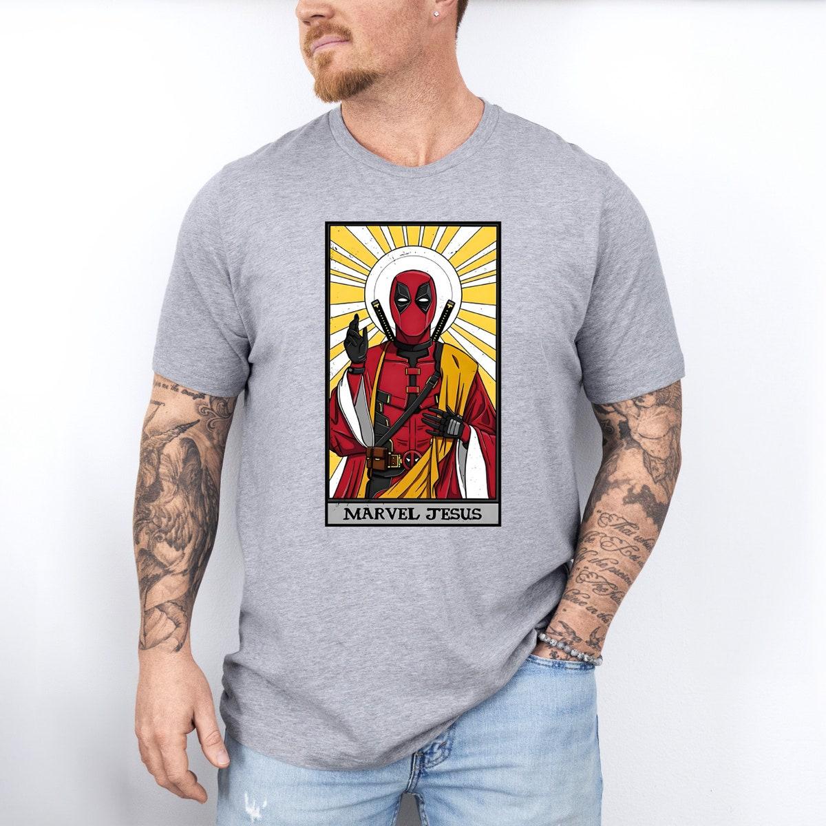 Marvel Jesus Sarcastic Marvel Avengers And Jesus Shirt 2