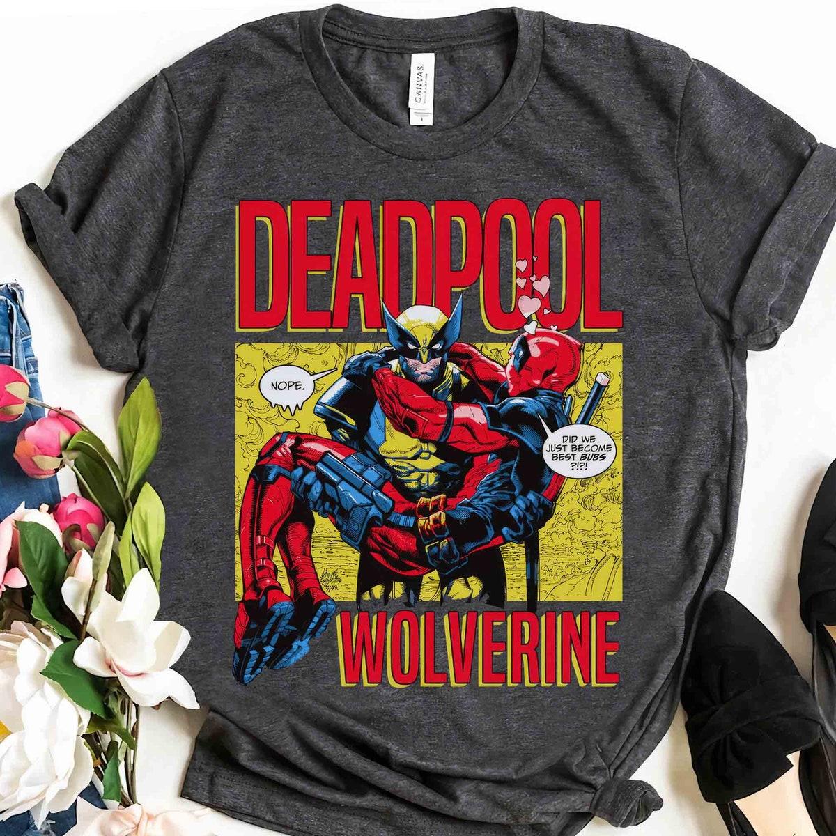 Marvel X men Deadpool And Wolverine Movie 2024 Logo Shirt 2