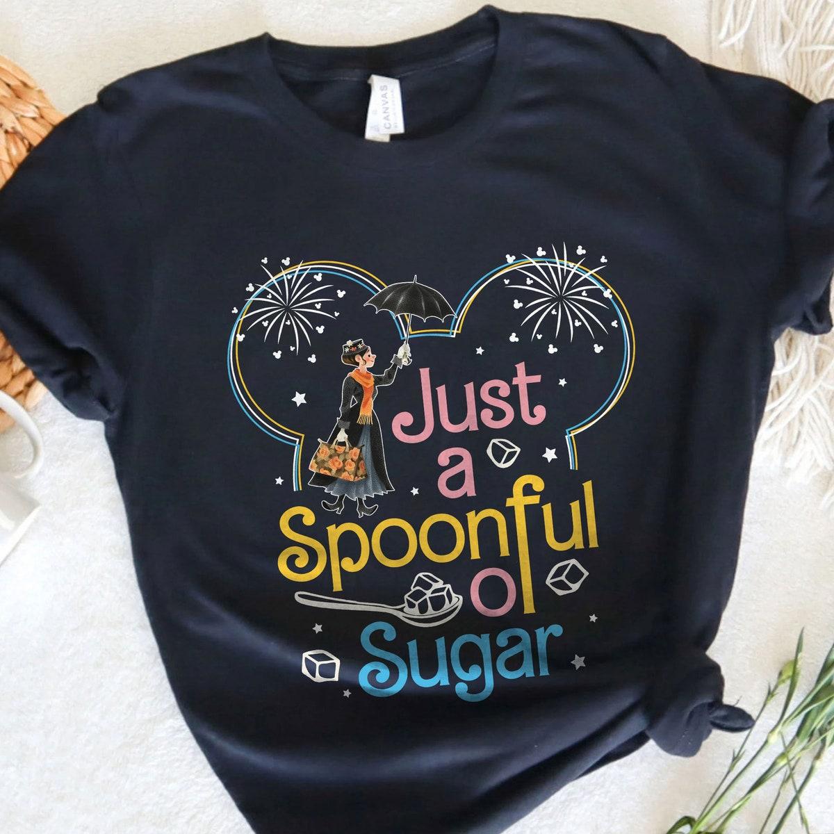 Mary Poppins Mickey Ears Just A Spoonful Of Sugar Shirt 1