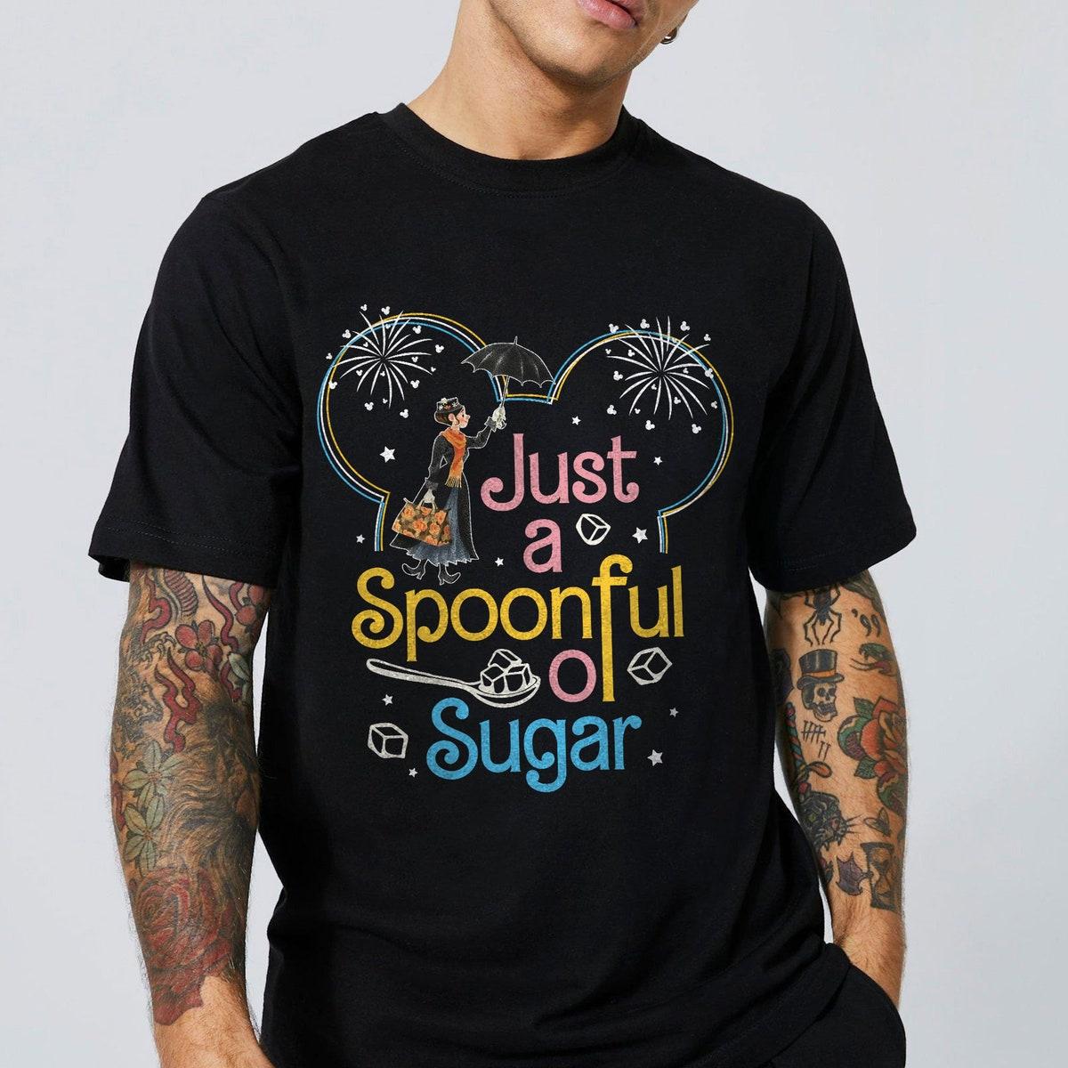 Mary Poppins Mickey Ears Just A Spoonful Of Sugar Shirt 2