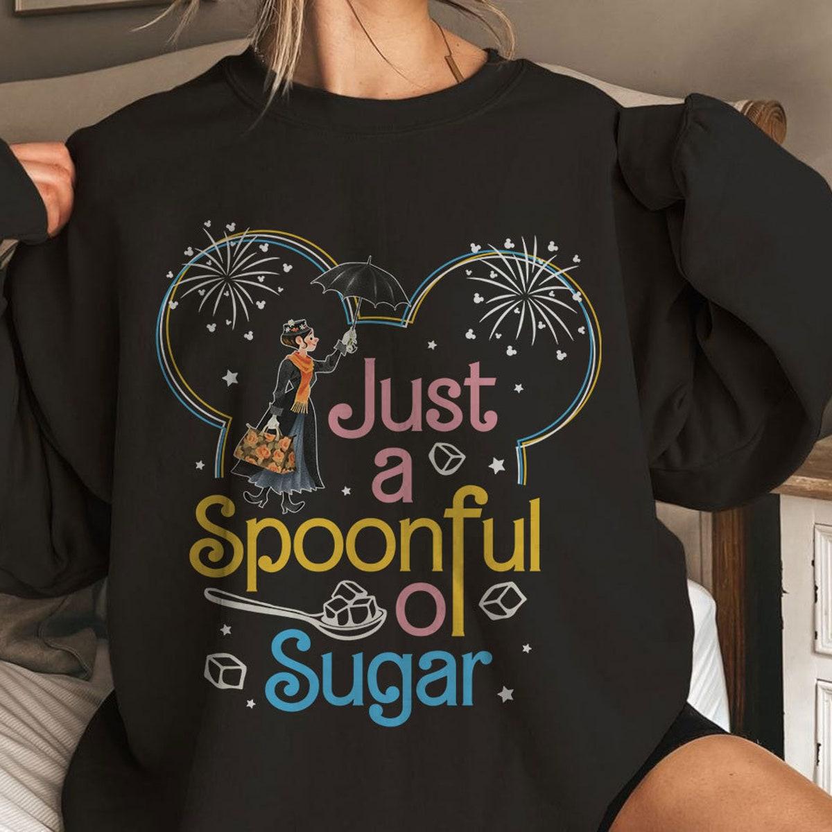 Mary Poppins Mickey Ears Just A Spoonful Of Sugar Shirt 4