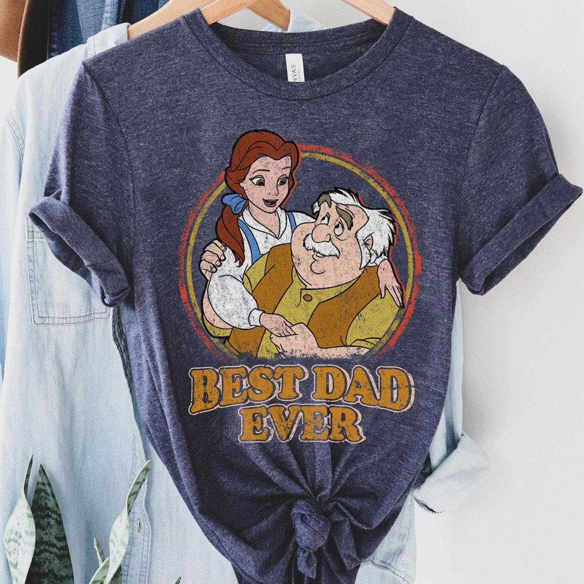 Maurice And Belle Princess Best Dad Ever Shirt 5