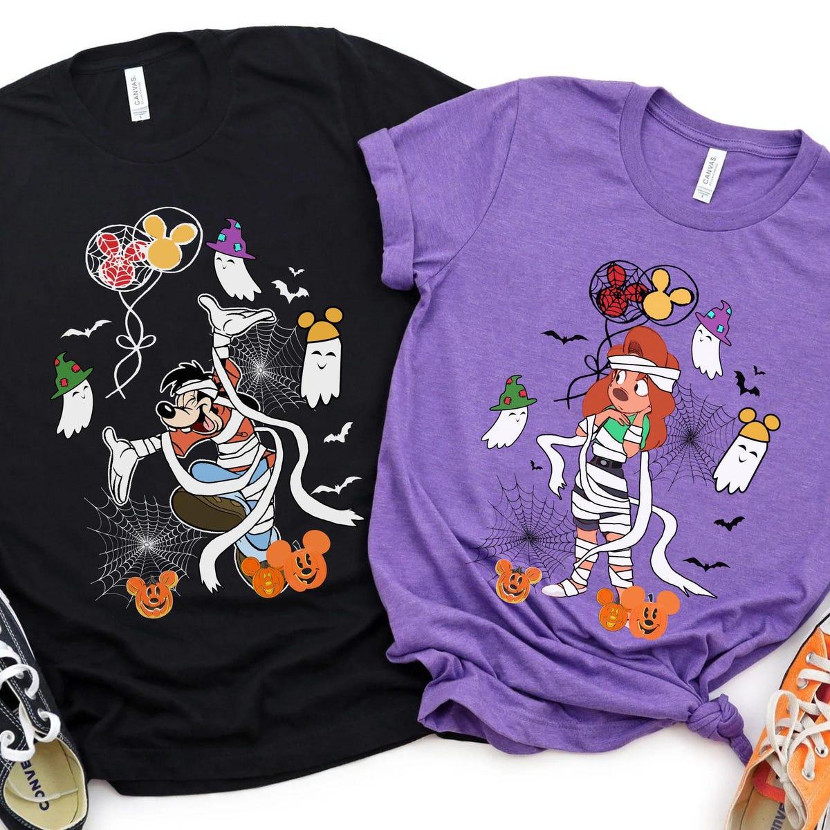 Max Roxanne Mummy Mickey Balloon Pumpkin Matching Shirt 1