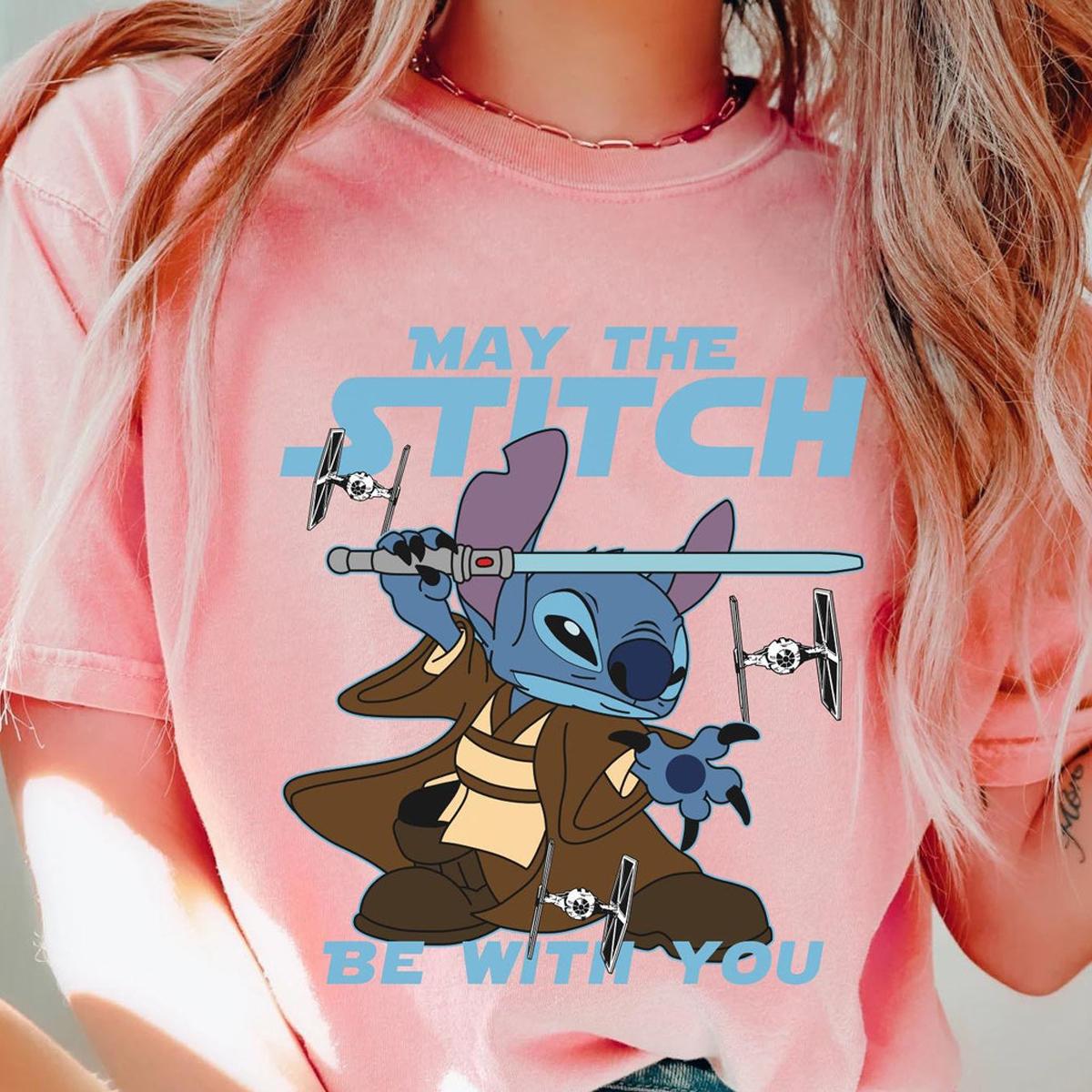 May The Stitch Be With You Lilo And Stitch Disney Shirt 2