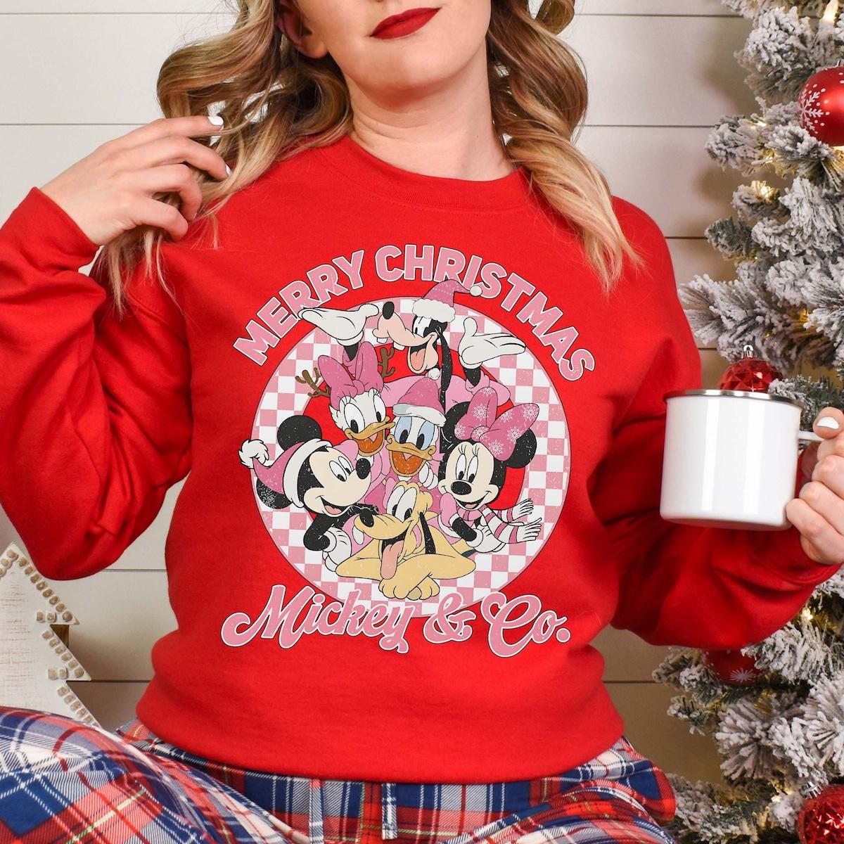 Merry Christmas Mickey And Co Shirt 1