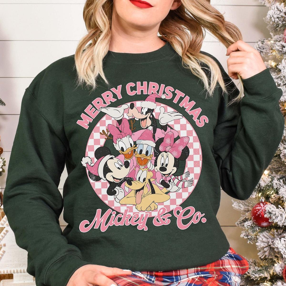 Merry Christmas Mickey And Co Shirt 3