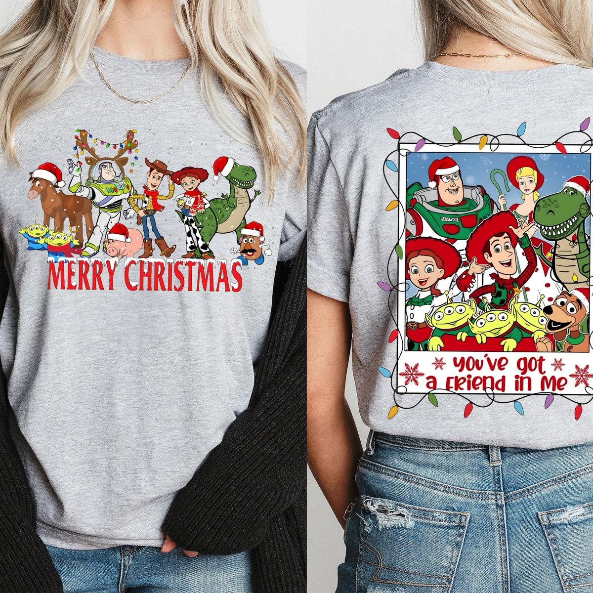 Merry Christmas Toy Story Disneyland X mas Shirt 3