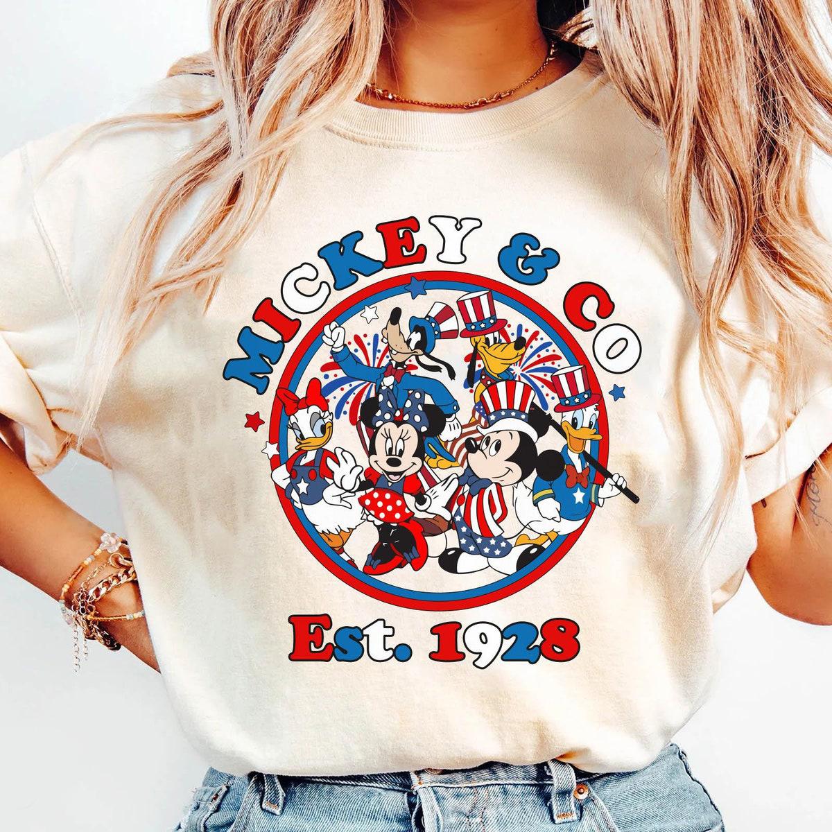 Mickey And Co Est 1928 Happy 4th Of July Shirt 2